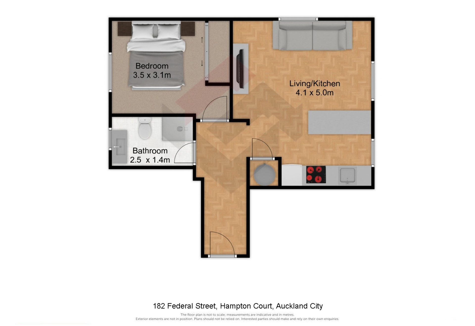 Floorplan | 182 Federal Street, City Centre | Apartment Specialists