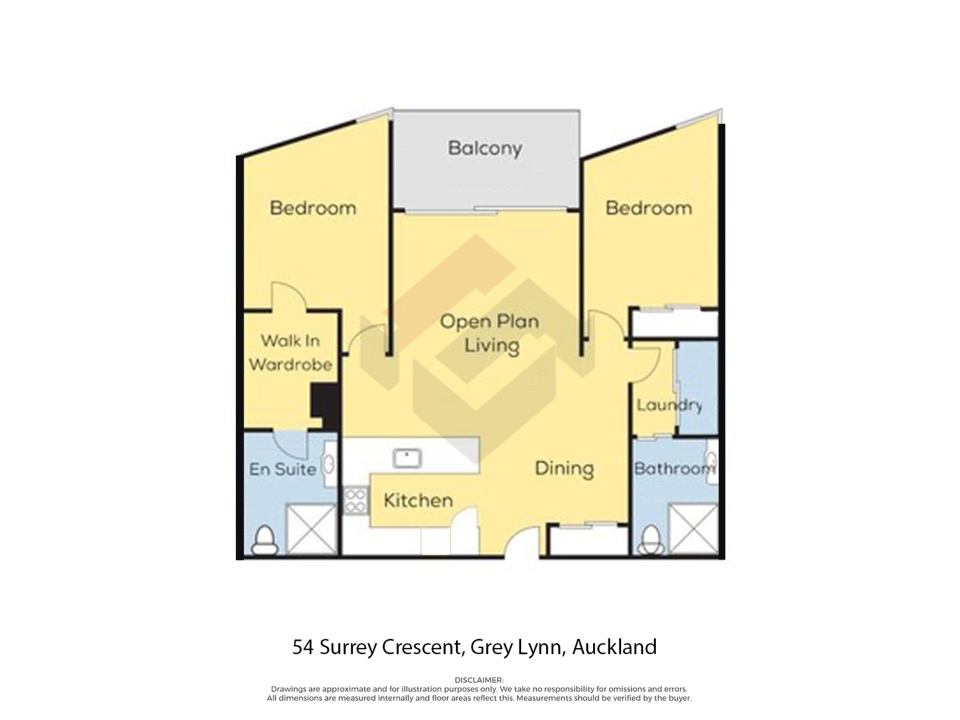 Floorplan | 54 Surrey Crescent, Grey Lynn | Apartment Specialists