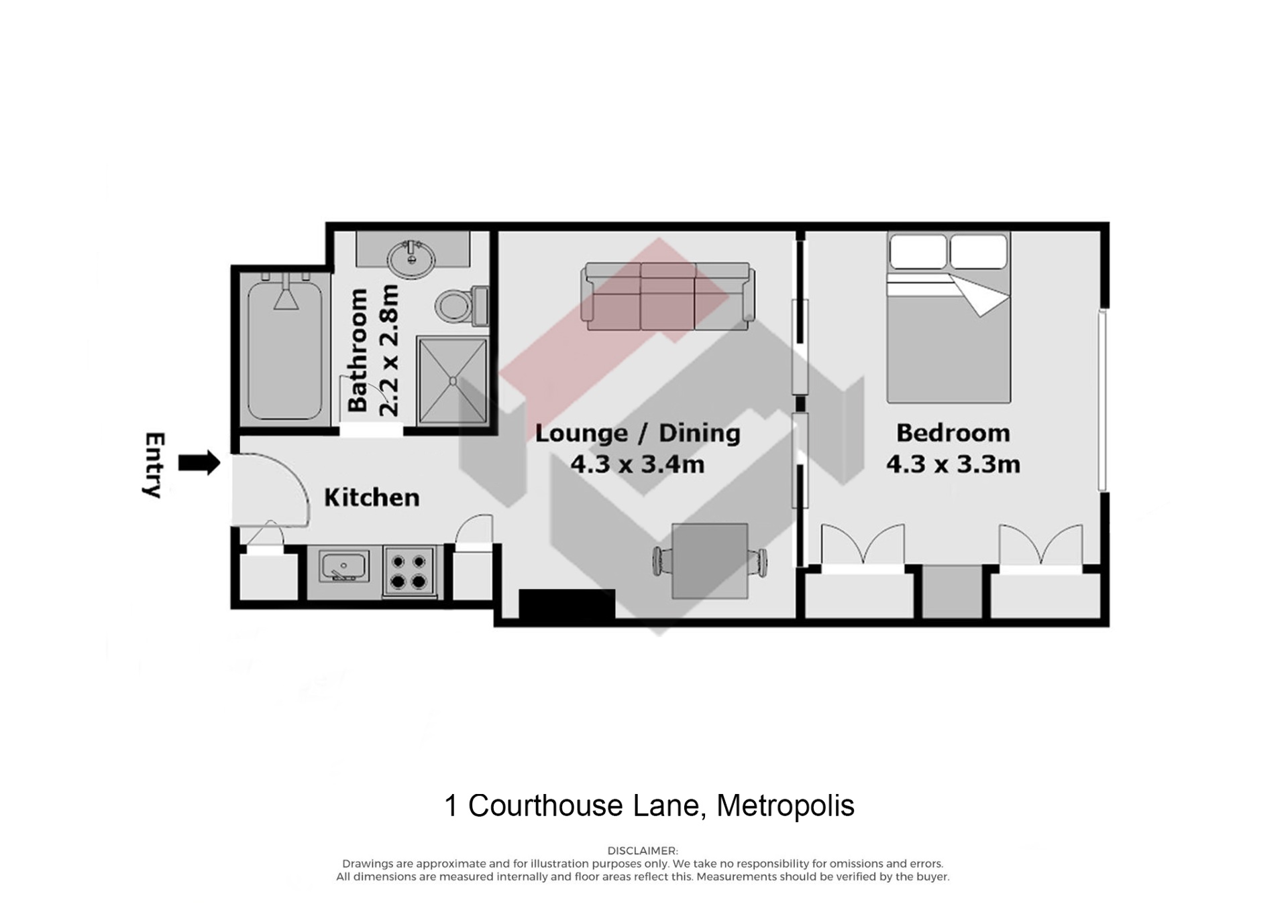 18 | 1 Courthouse Lane, City Centre | Apartment Specialists