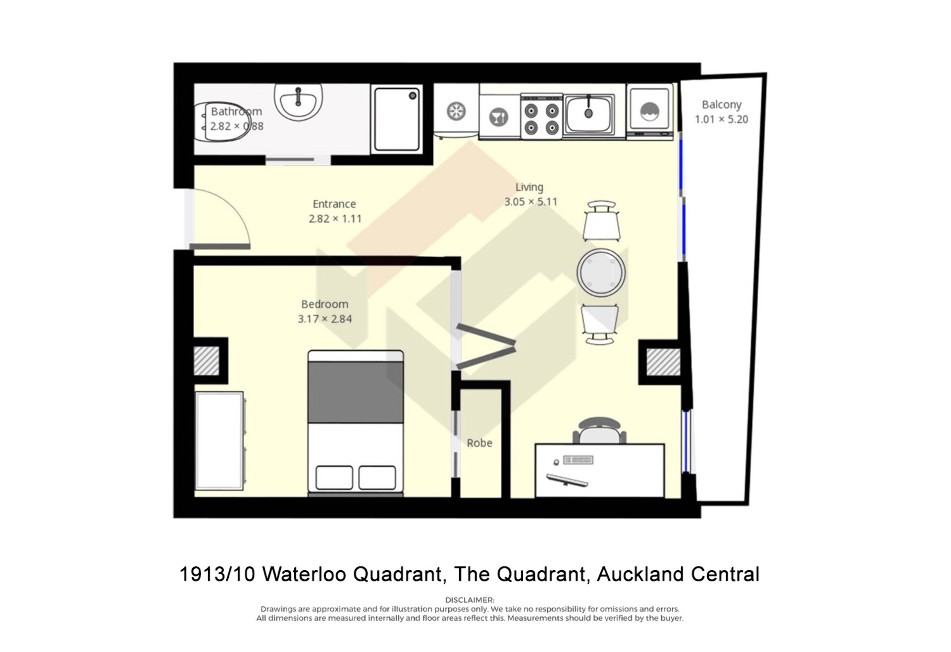 Floorplan | 10 Waterloo Quadrant, City Centre | Apartment Specialists