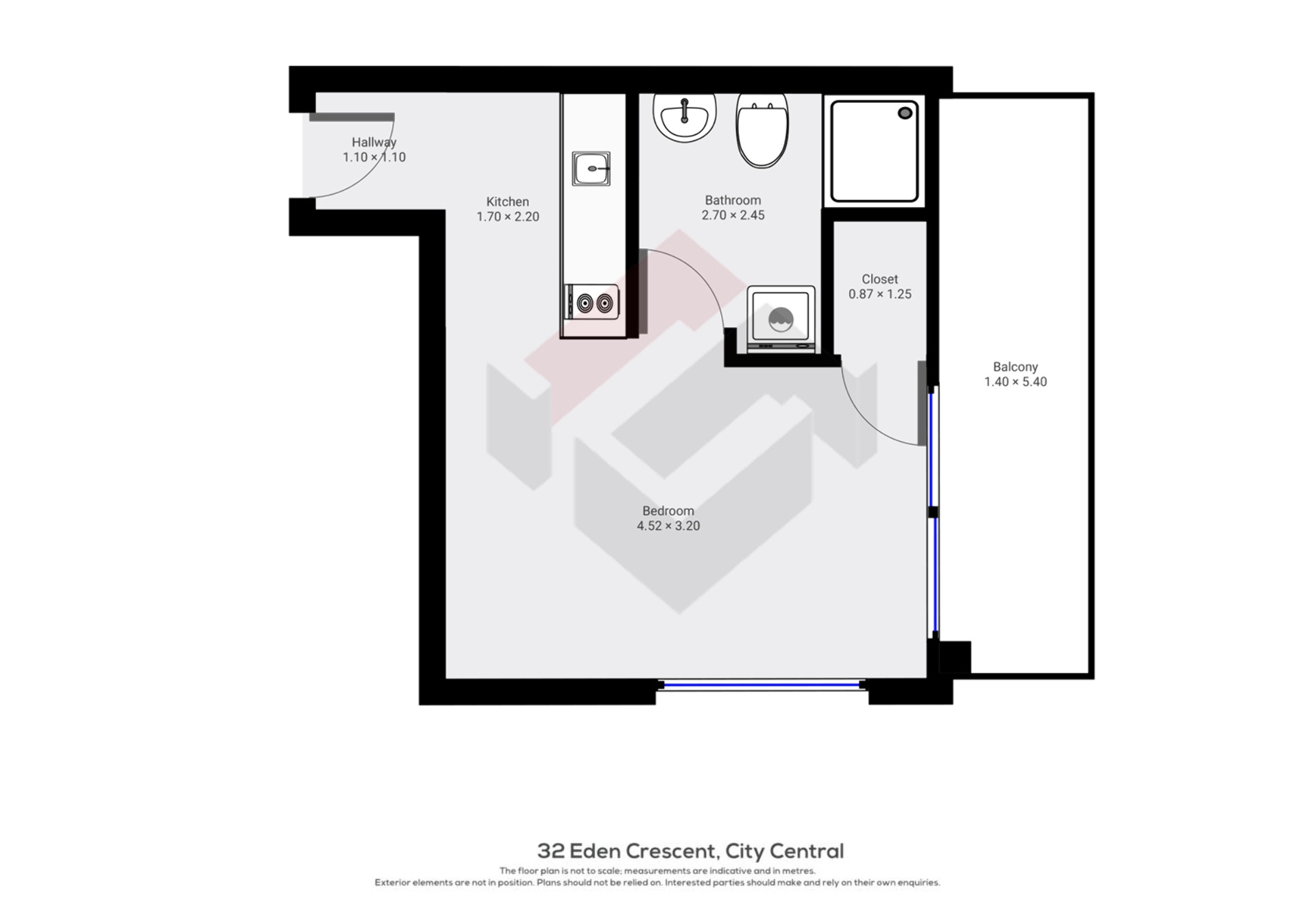 Floorplan | 32 Eden Crescent, City Centre | Apartment Specialists