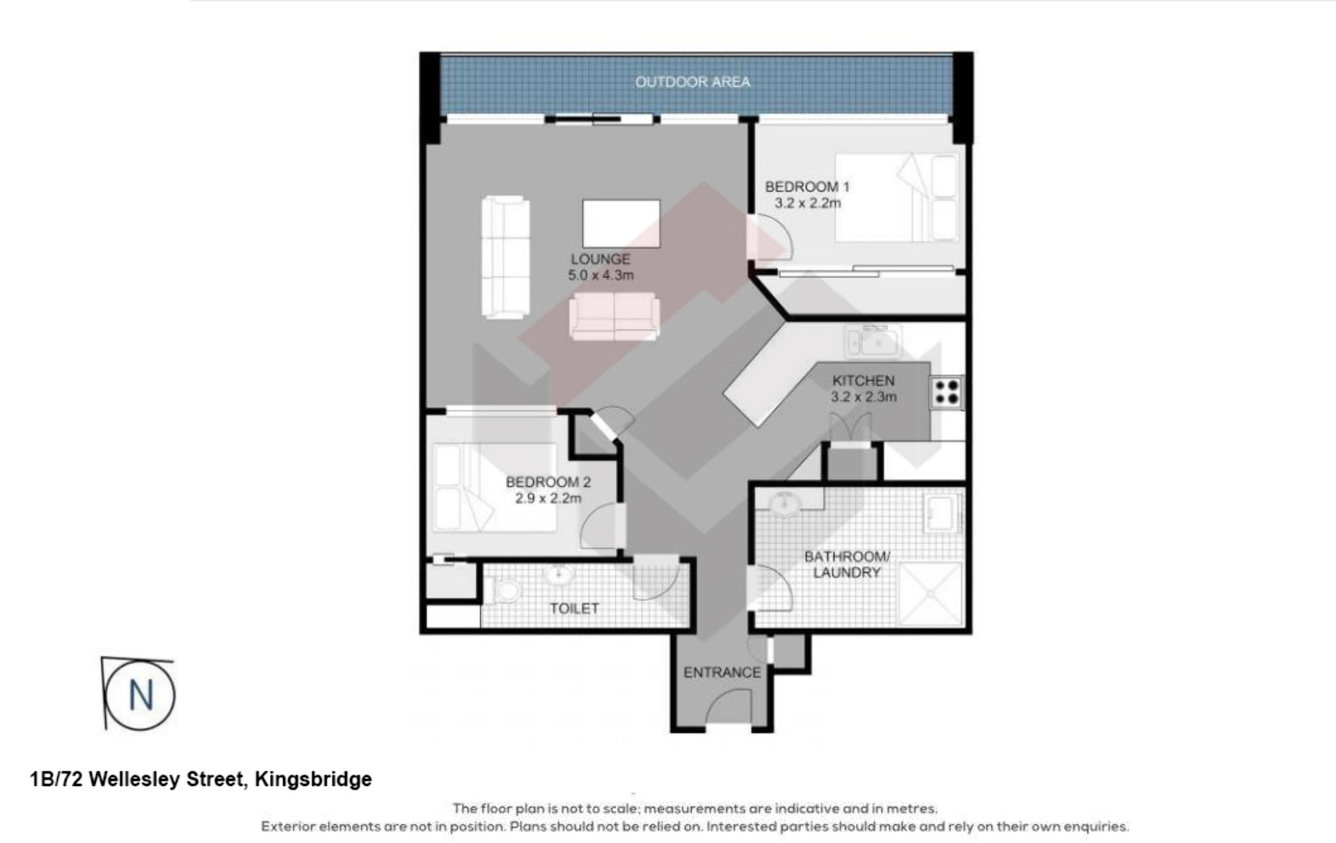 Floorplan | 72 Wellesley Street, City Centre | Apartment Specialists