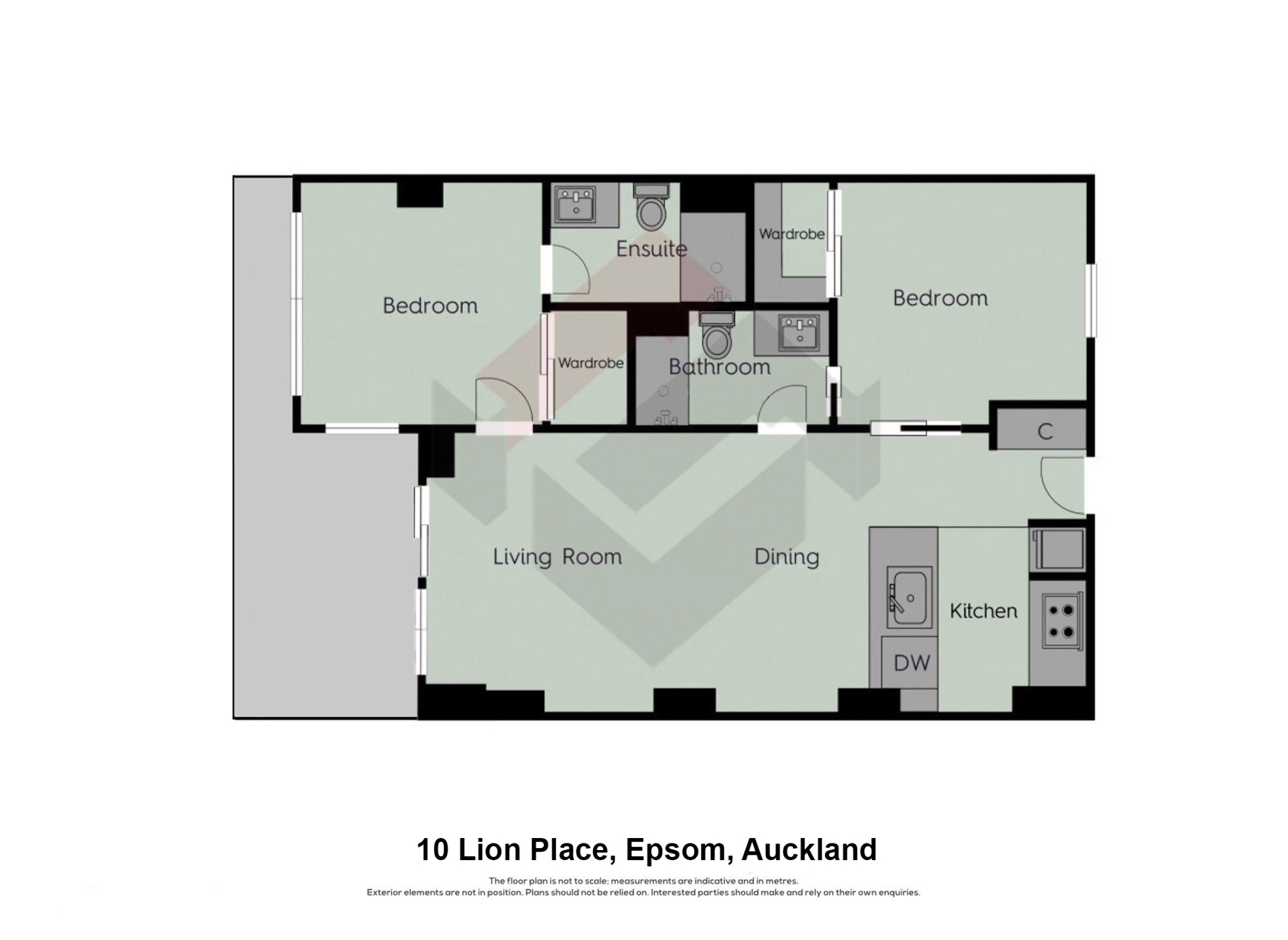 10 Lion Place, Epsom | Apartment Specialists Auckland Floorplan | 10 Lion Place, Epsom | Apartment Specialists
