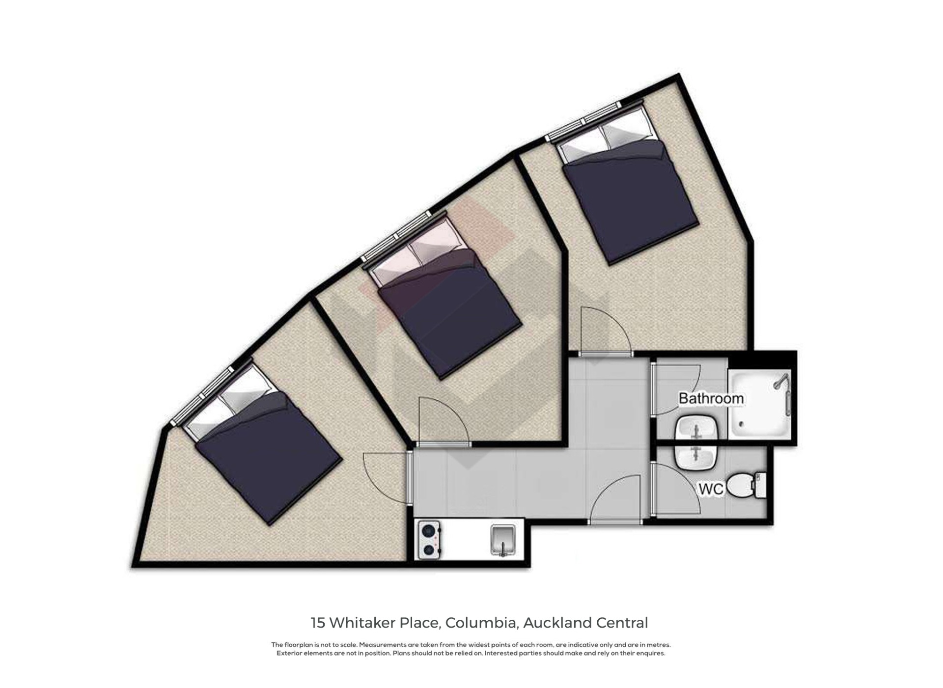 Floorplan | 15 Whitaker Place, Grafton | Apartment Specialists