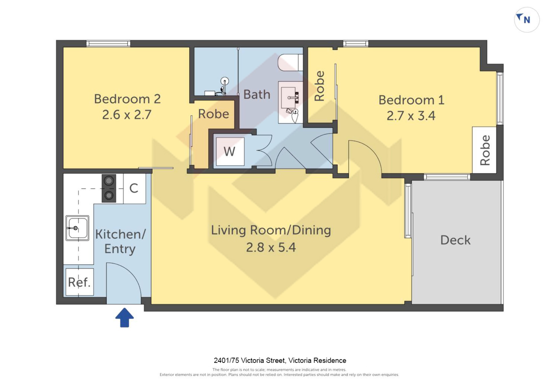 Floorplan | 75 Victoria Street, City Centre | Apartment Specialists