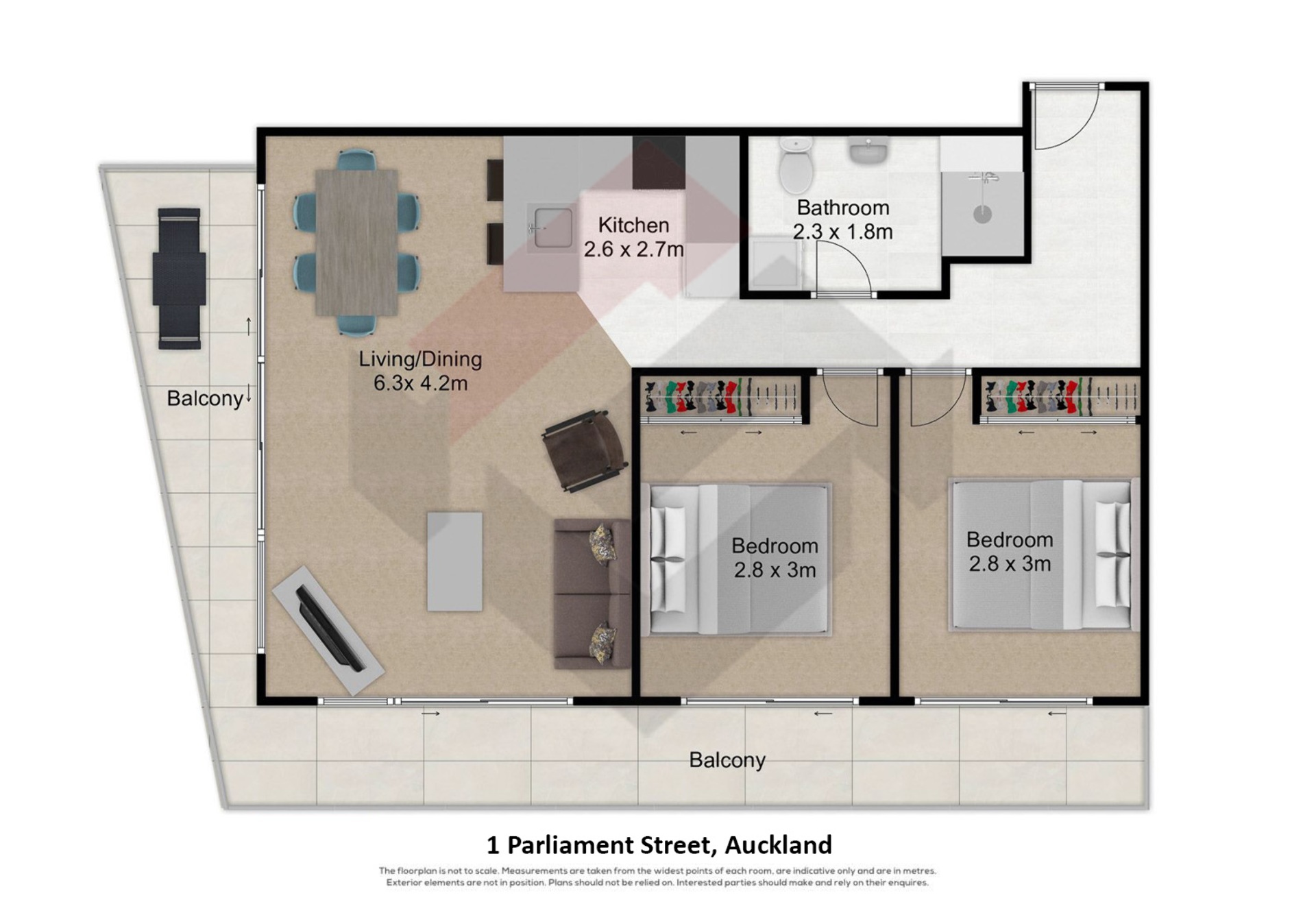 Floorplan | 1 Parliament Street, City Centre | Apartment Specialists