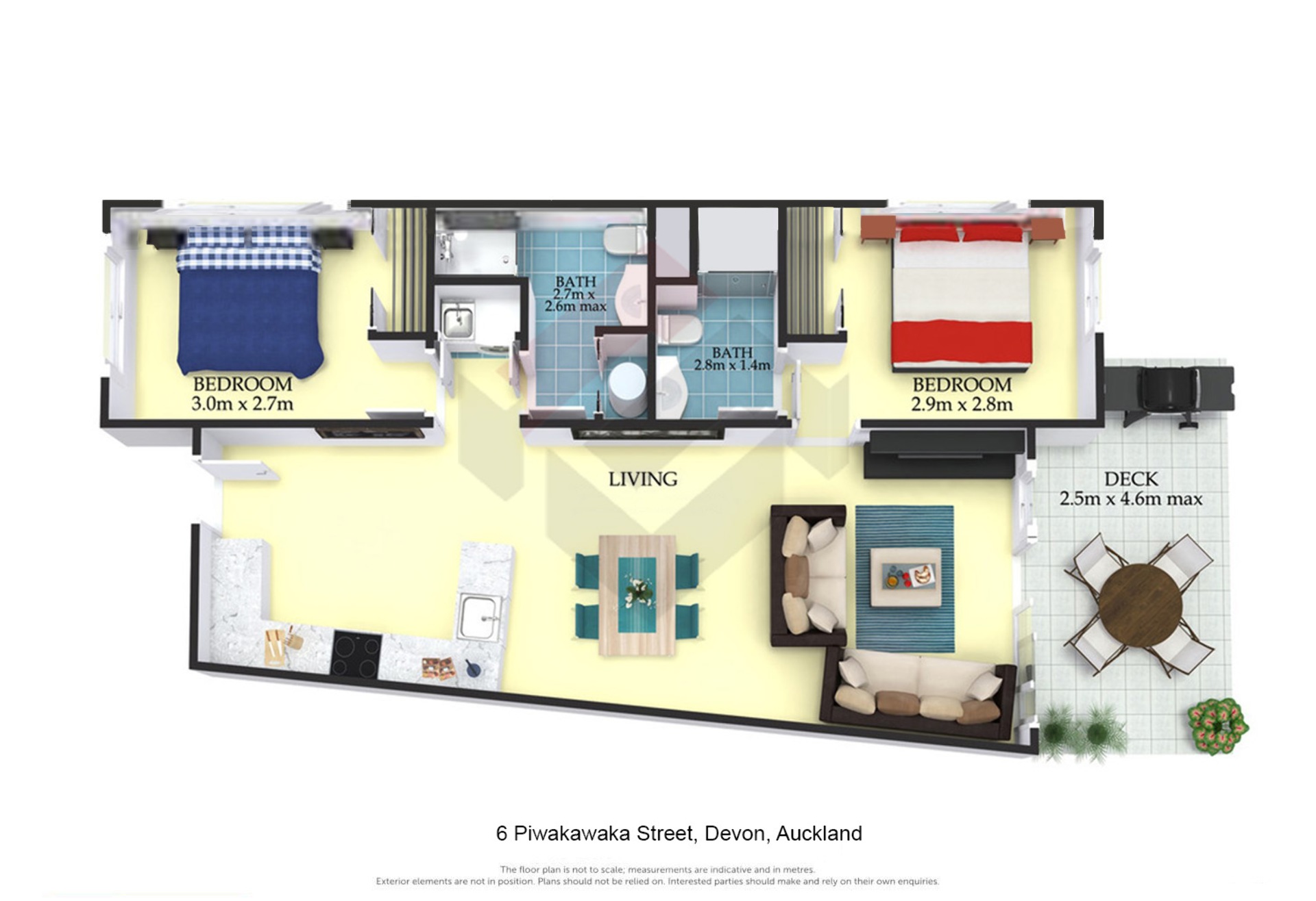 Floorplan | 6 Piwakawaka Street, Eden Terrace | Apartment Specialists
