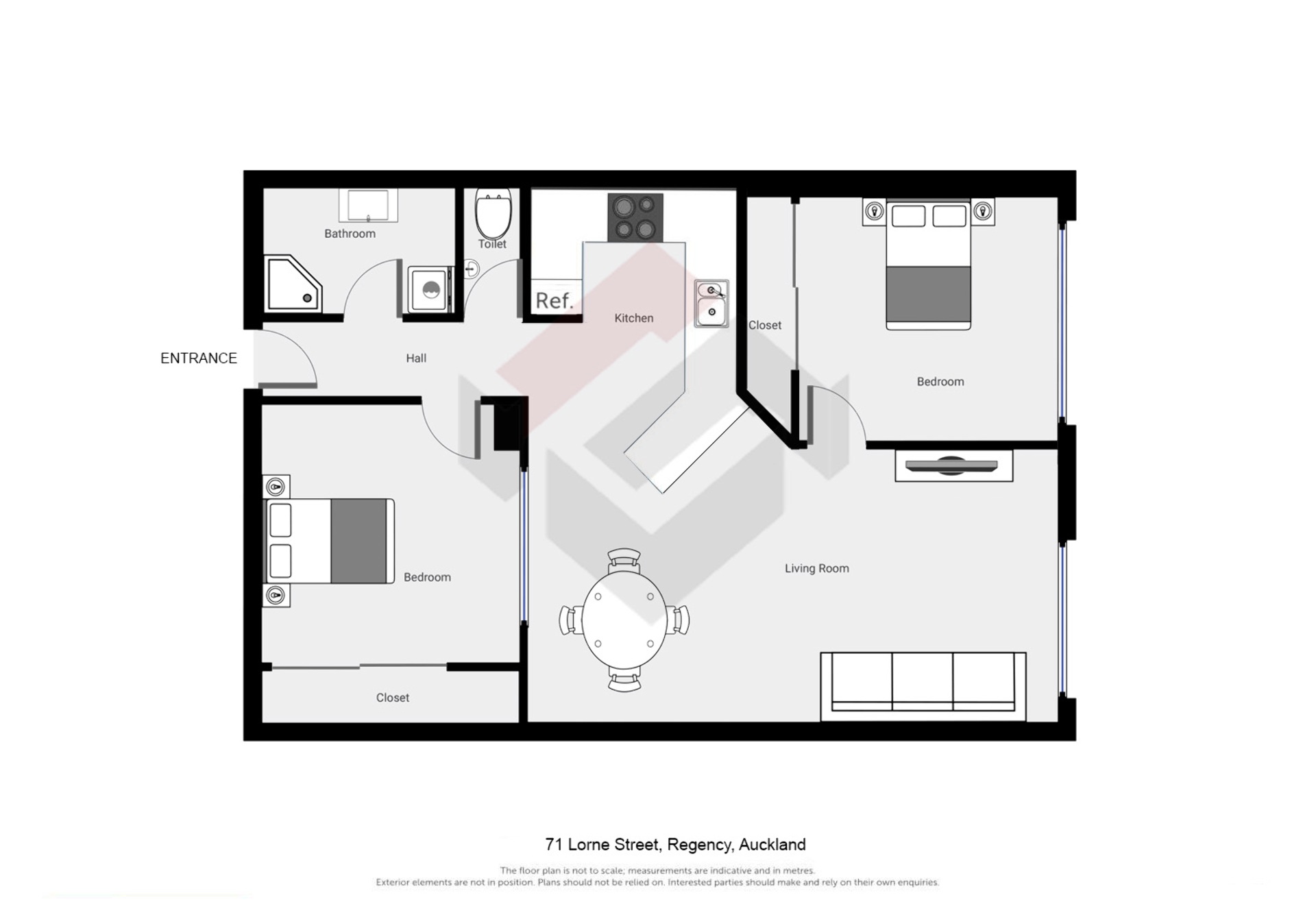Floorplan | 71 Lorne Street, City Centre | Apartment Specialists