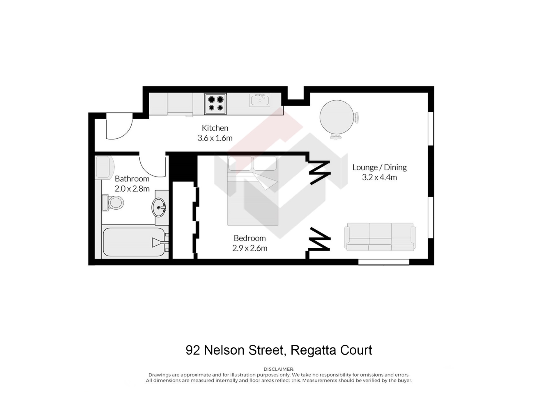 Floorplan | 92 Nelson Street, City Centre | Apartment Specialists
