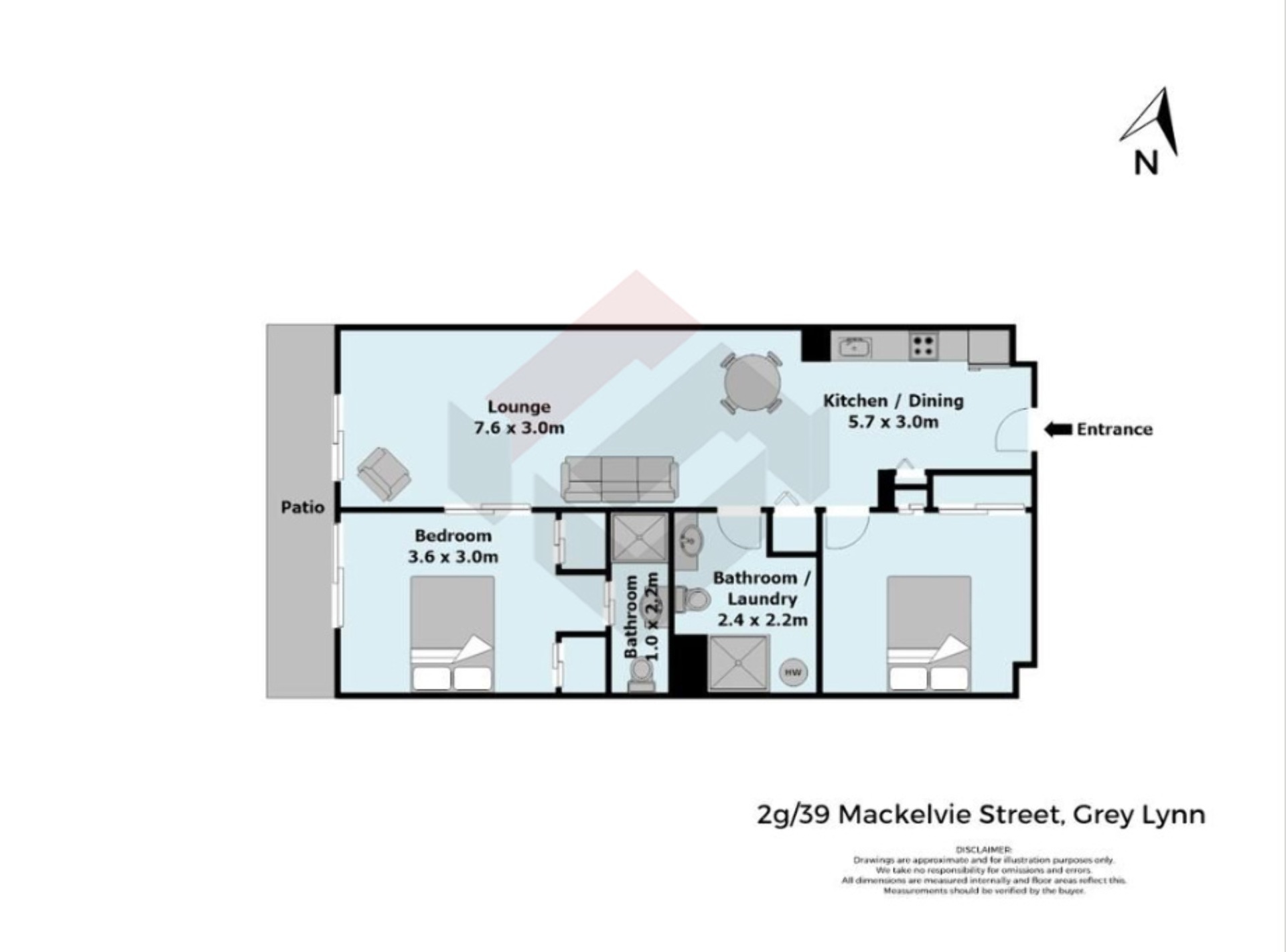 Floorplan | 39 Mackelvie Street, Ponsonby | Apartment Specialists