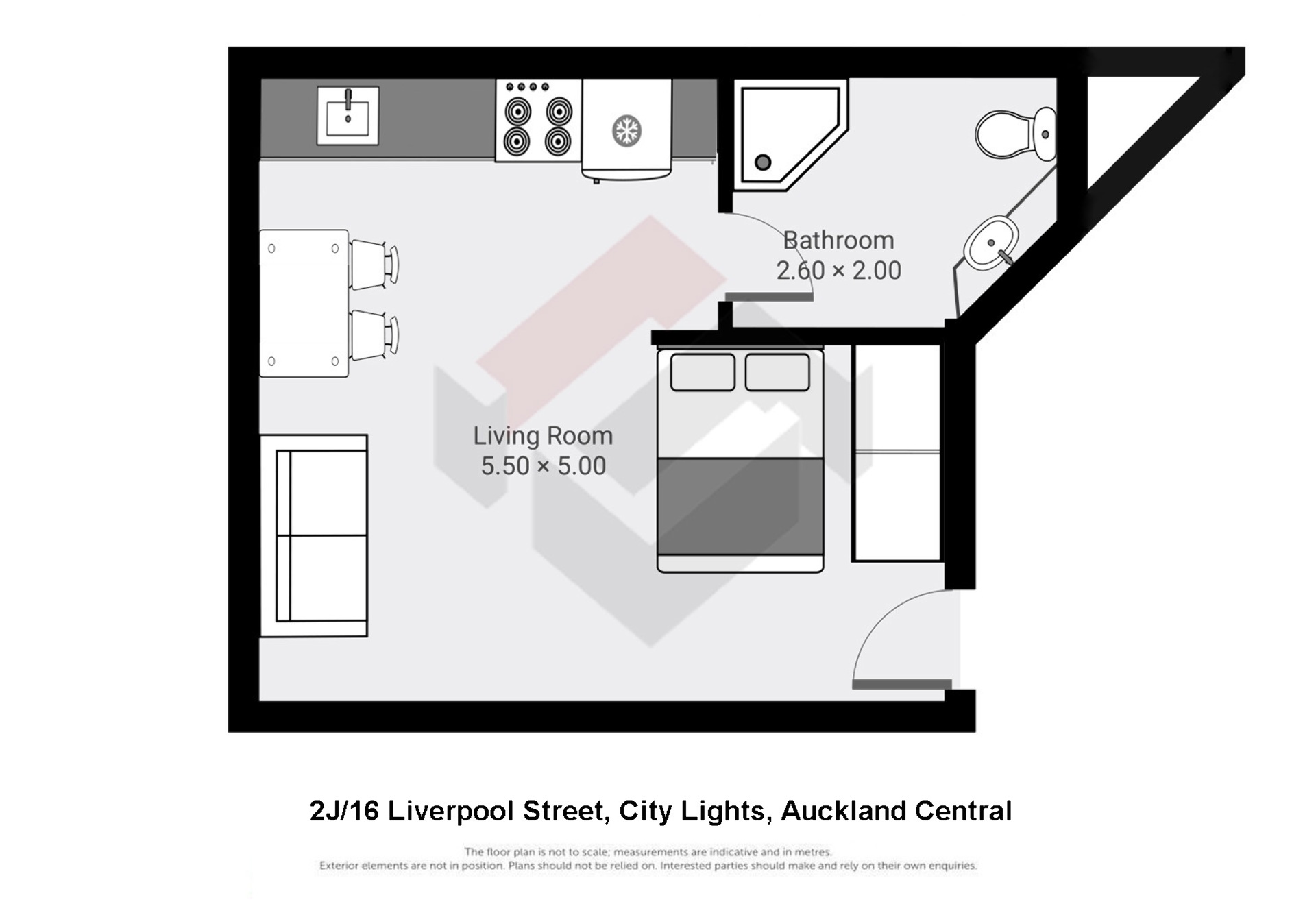Floorplan | 16 Liverpool Street, City Centre | Apartment Specialists