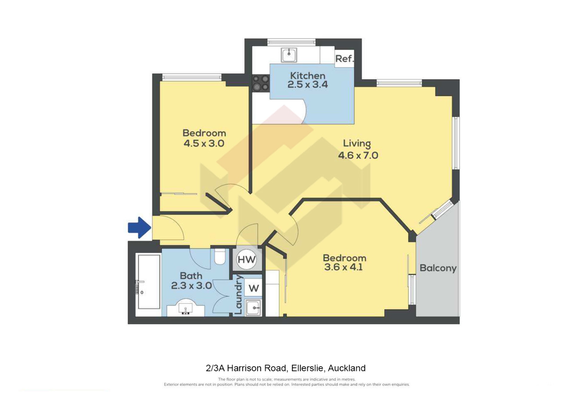 Floorplan | 3A Harrison Road, Ellerslie | Apartment Specialists