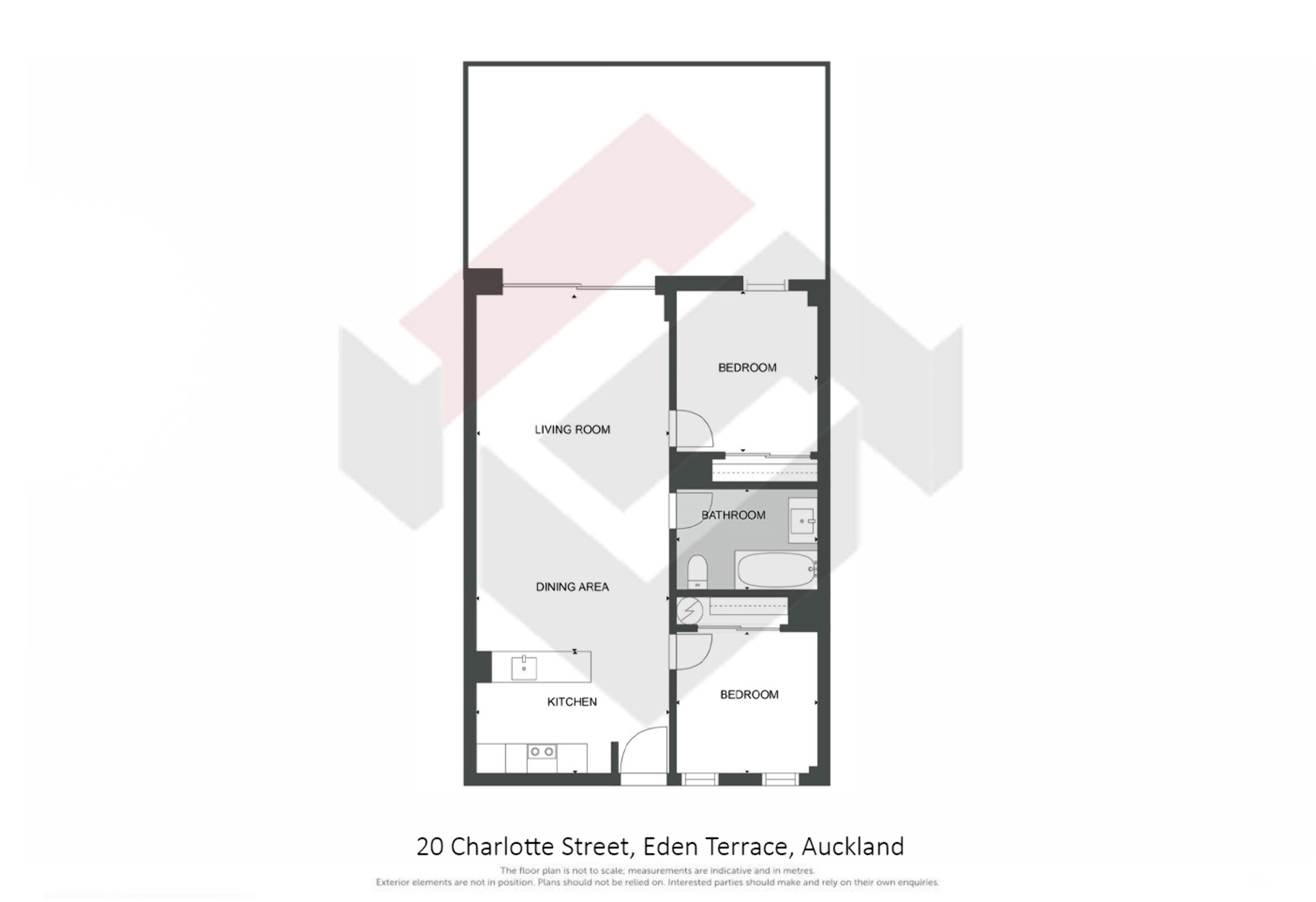 Floorplan | 20 Charlotte Street, Eden Terrace | Apartment Specialists