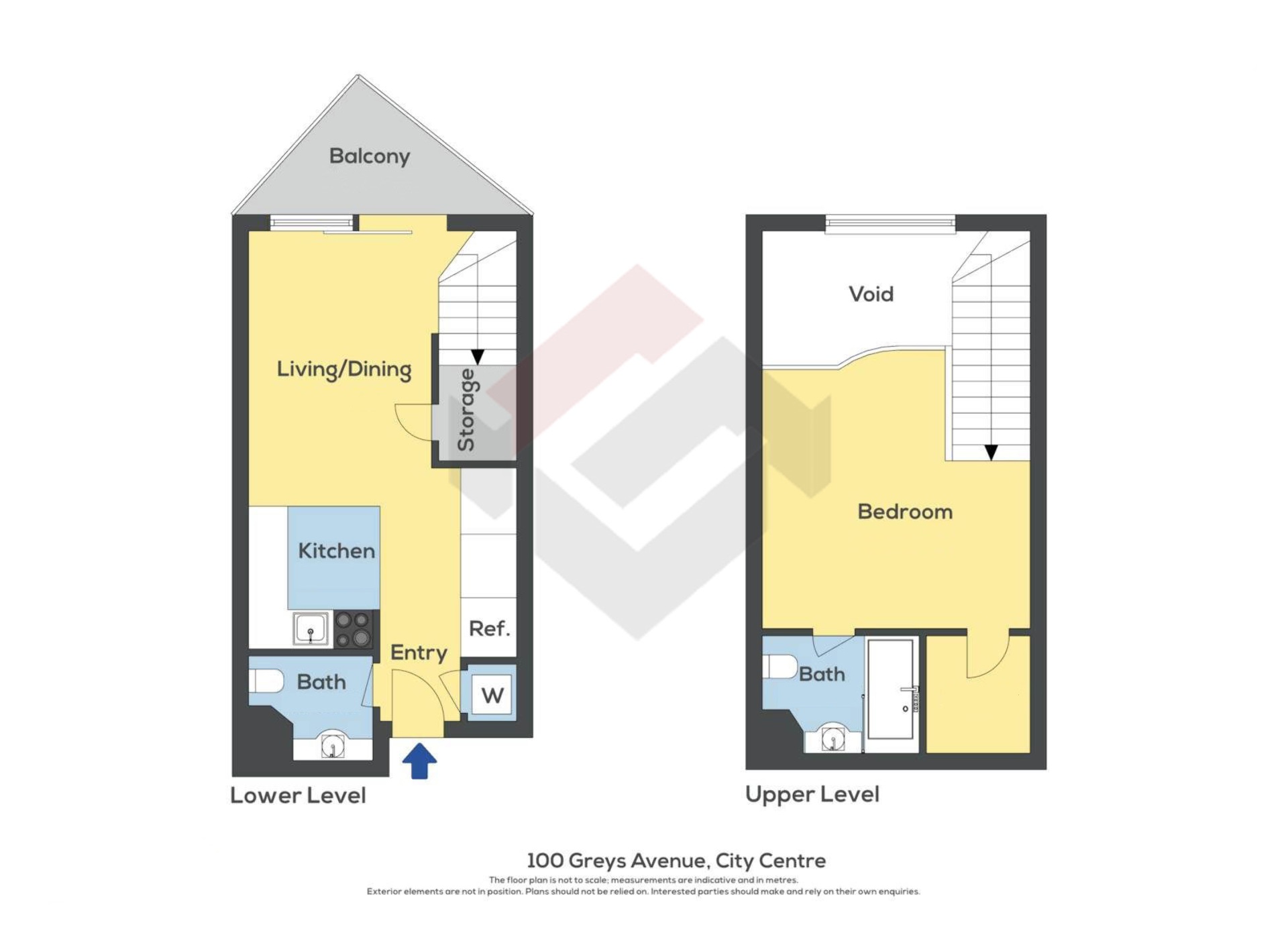 Floorplan | 100 Greys Avenue, City Centre | Apartment Specialists