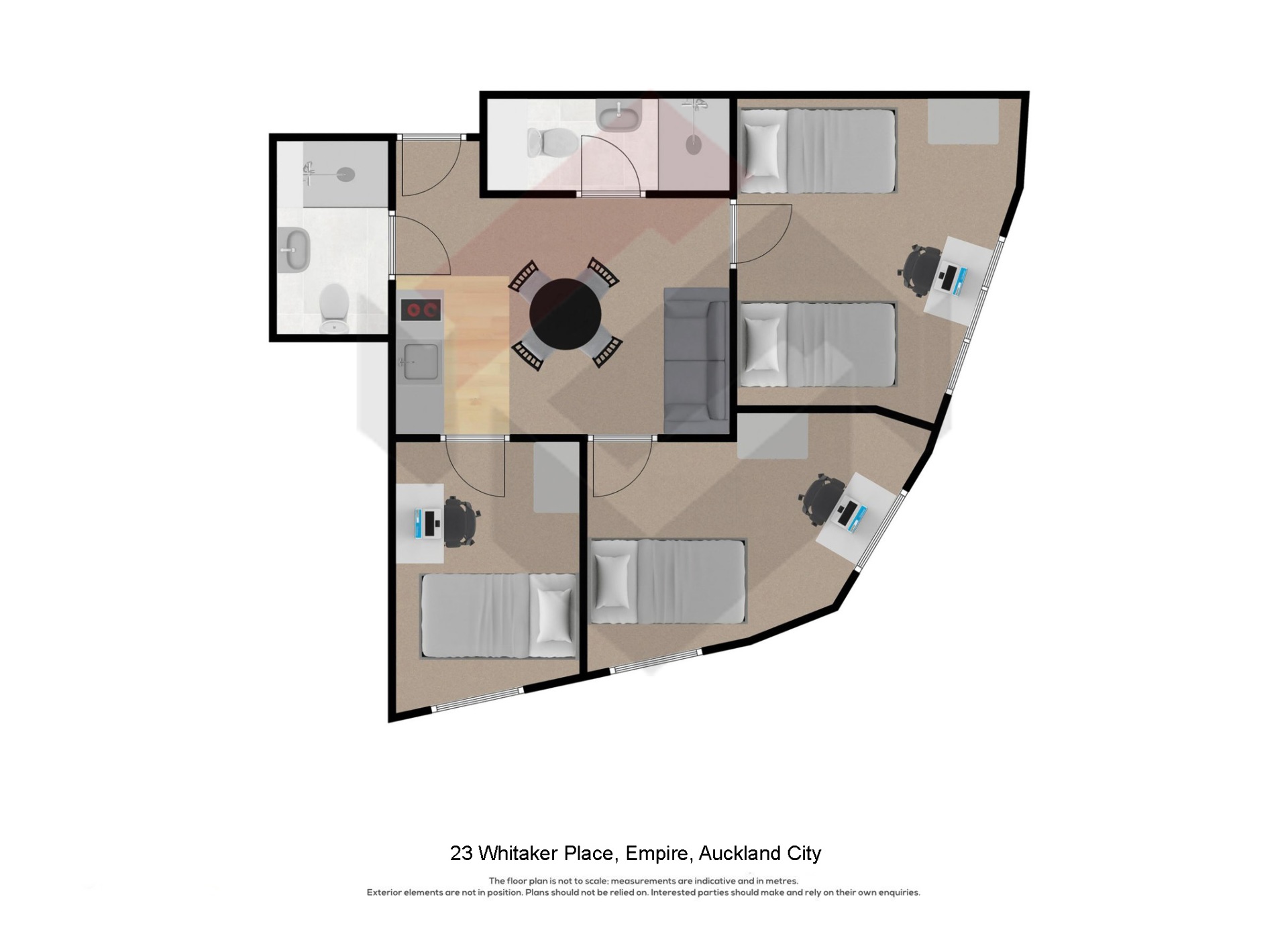 21 Whitaker Place, City Centre | Apartment Specialists Auckland Floorplan | 21 Whitaker Place, City Centre | Apartment Specialists