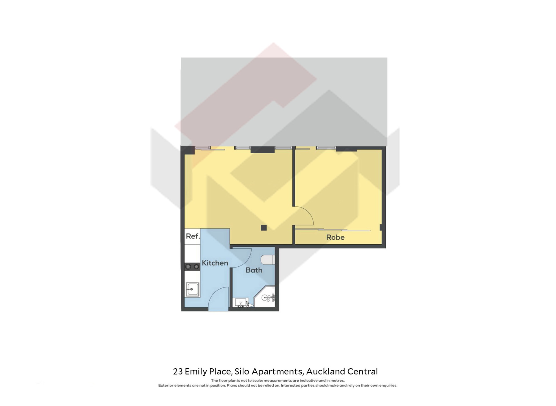 23 Emily Place, City Centre | Apartment Specialists Auckland Floorplan | 23 Emily Place, City Centre | Apartment Specialists