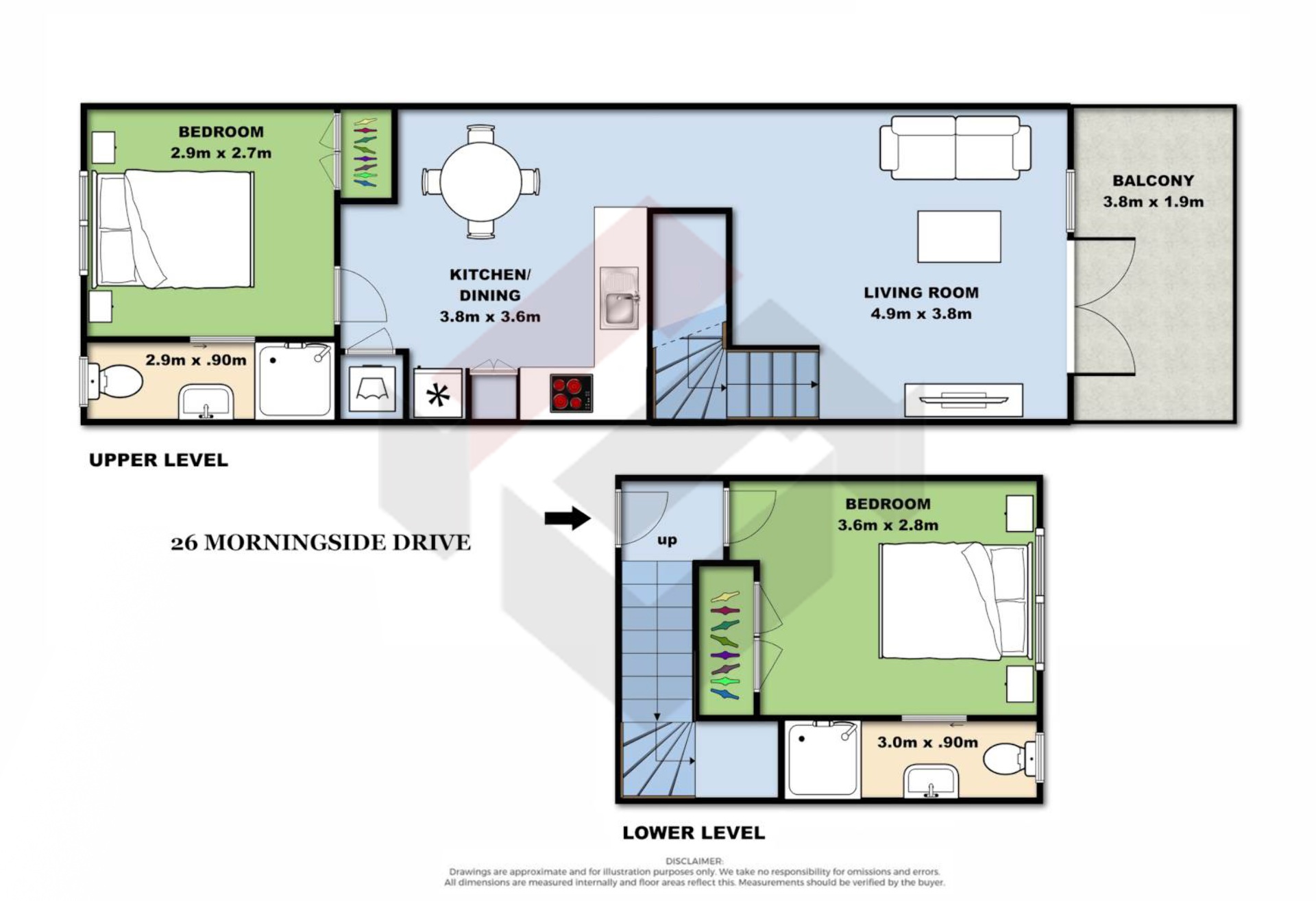 Floorplan | 26 Morningside Drive, Kingsland | Apartment Specialists