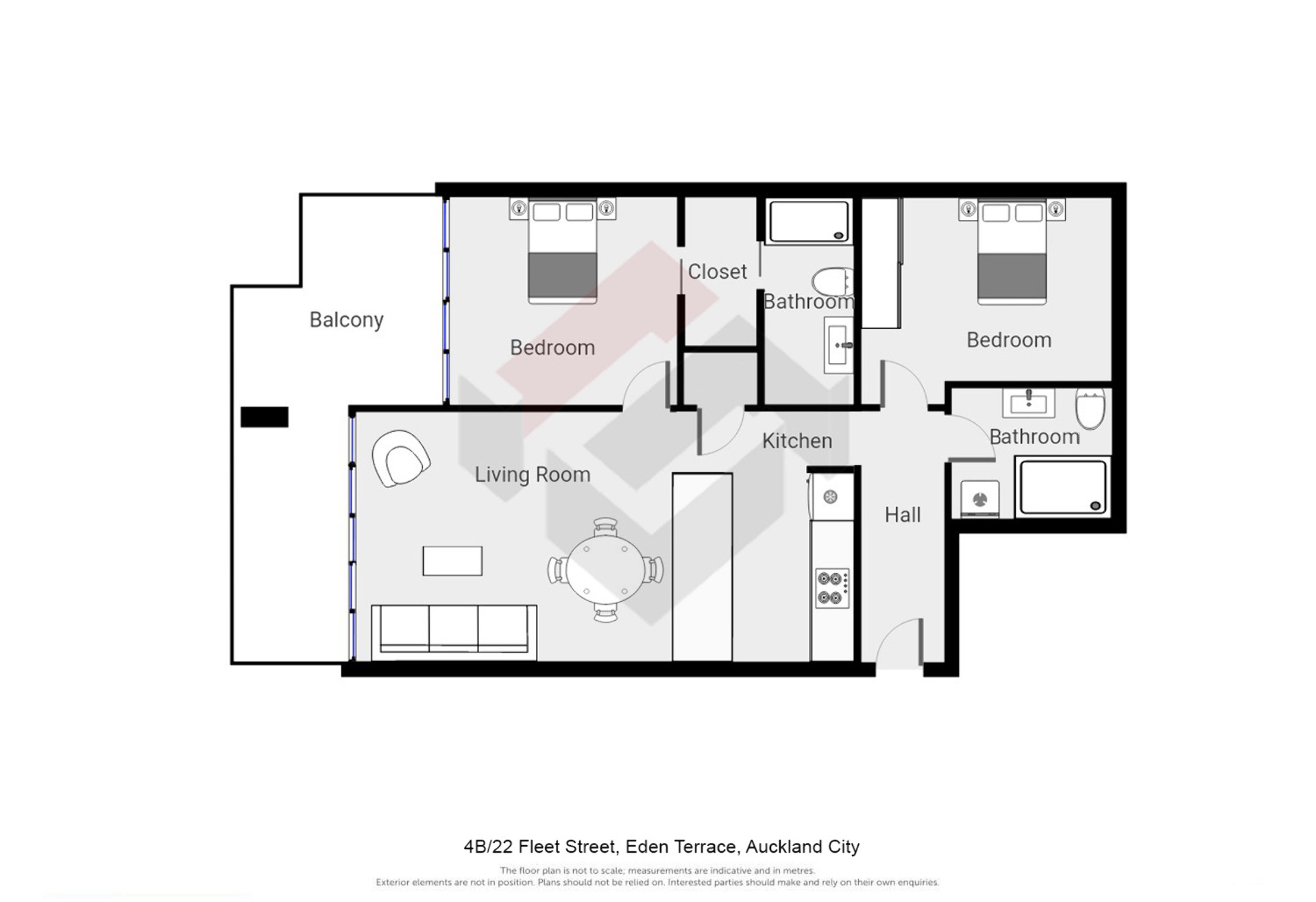 Floorplan | 22 Fleet Street, Eden Terrace | Apartment Specialists