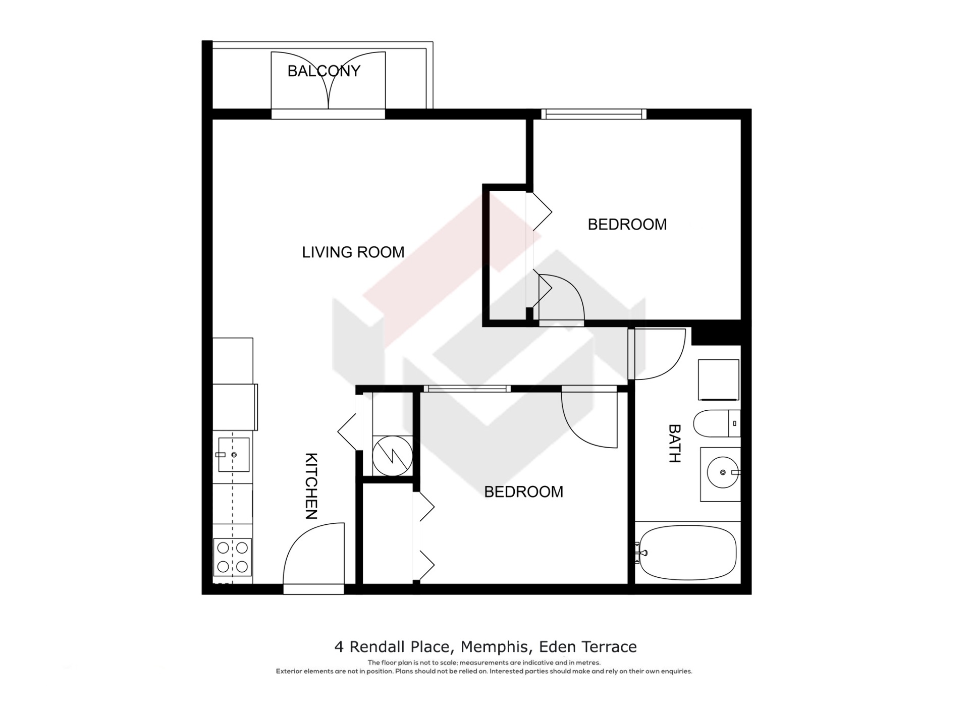 Floorplan | 4 Rendall Place, Eden Terrace | Apartment Specialists