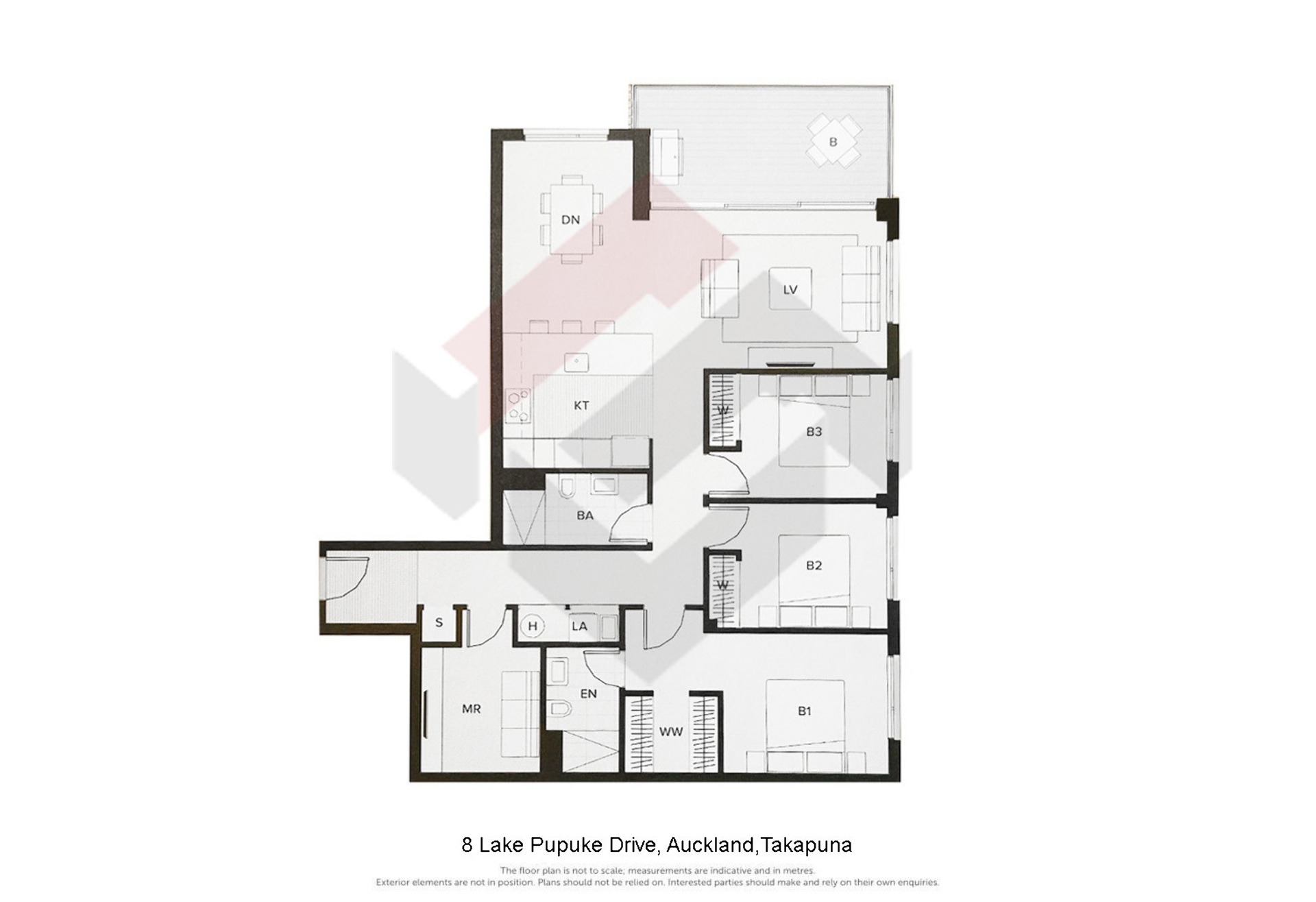 Floorplan | 8A Lake Pupuke Drive, Takapuna | Apartment Specialists