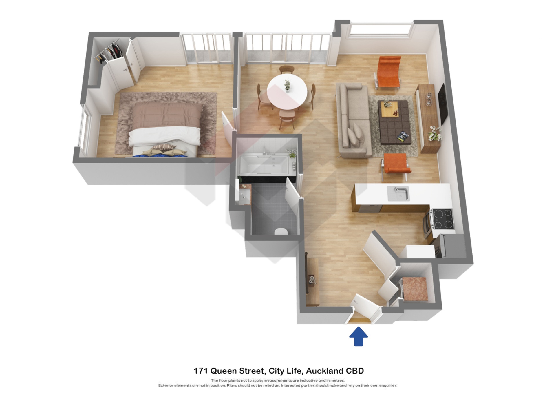 Floorplan | 171 Queen Street, City Centre | Apartment Specialists