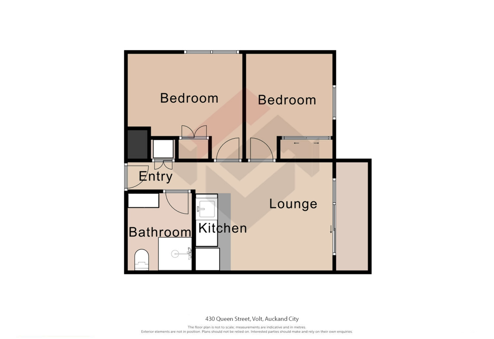 Floorplan | 430 Queen Street, City Centre | Apartment Specialists