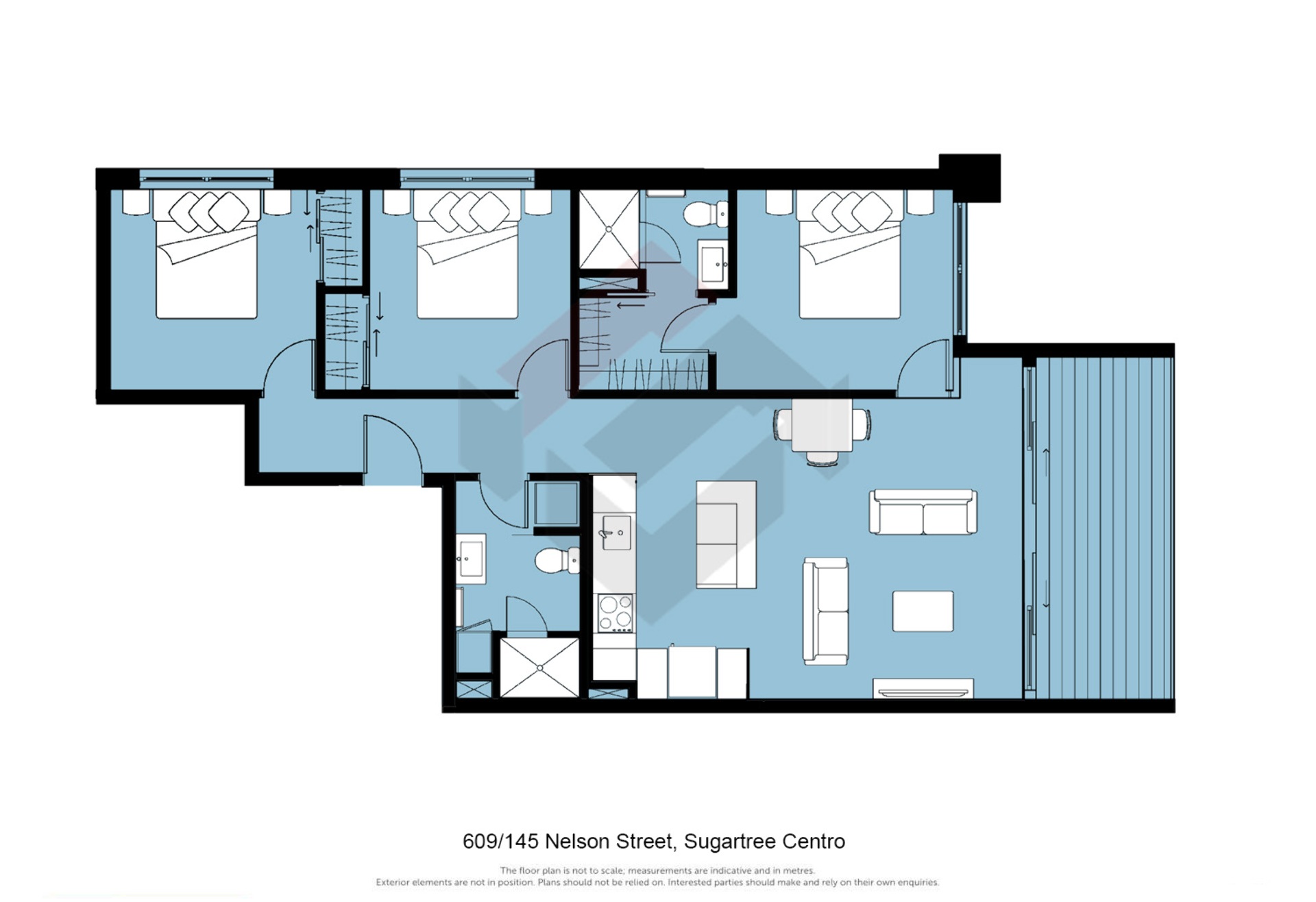 Floorplan | 145 Nelson Street, City Centre | Apartment Specialists
