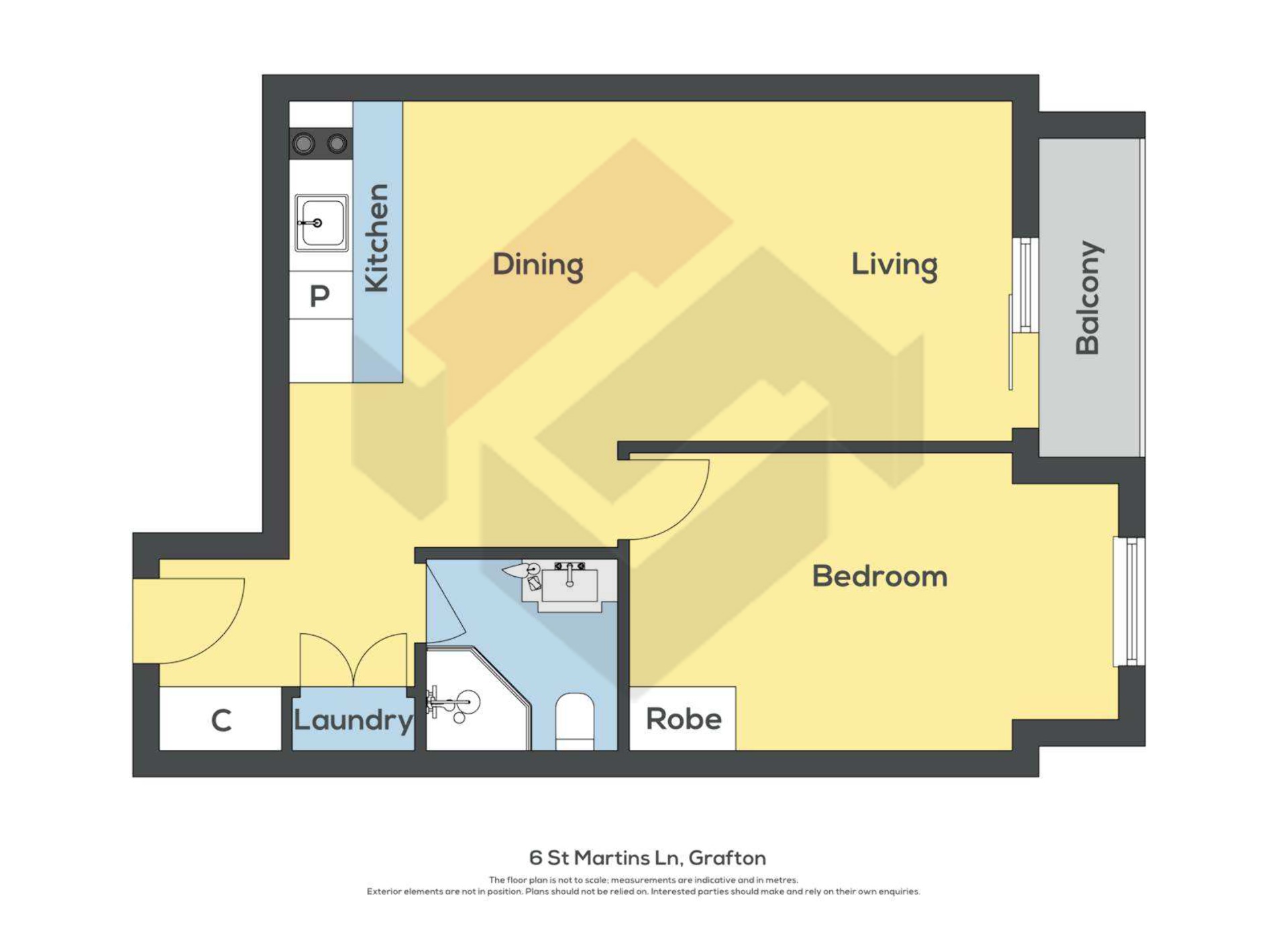 Floorplan | 6 St Martins Lane, Grafton | Apartment Specialists