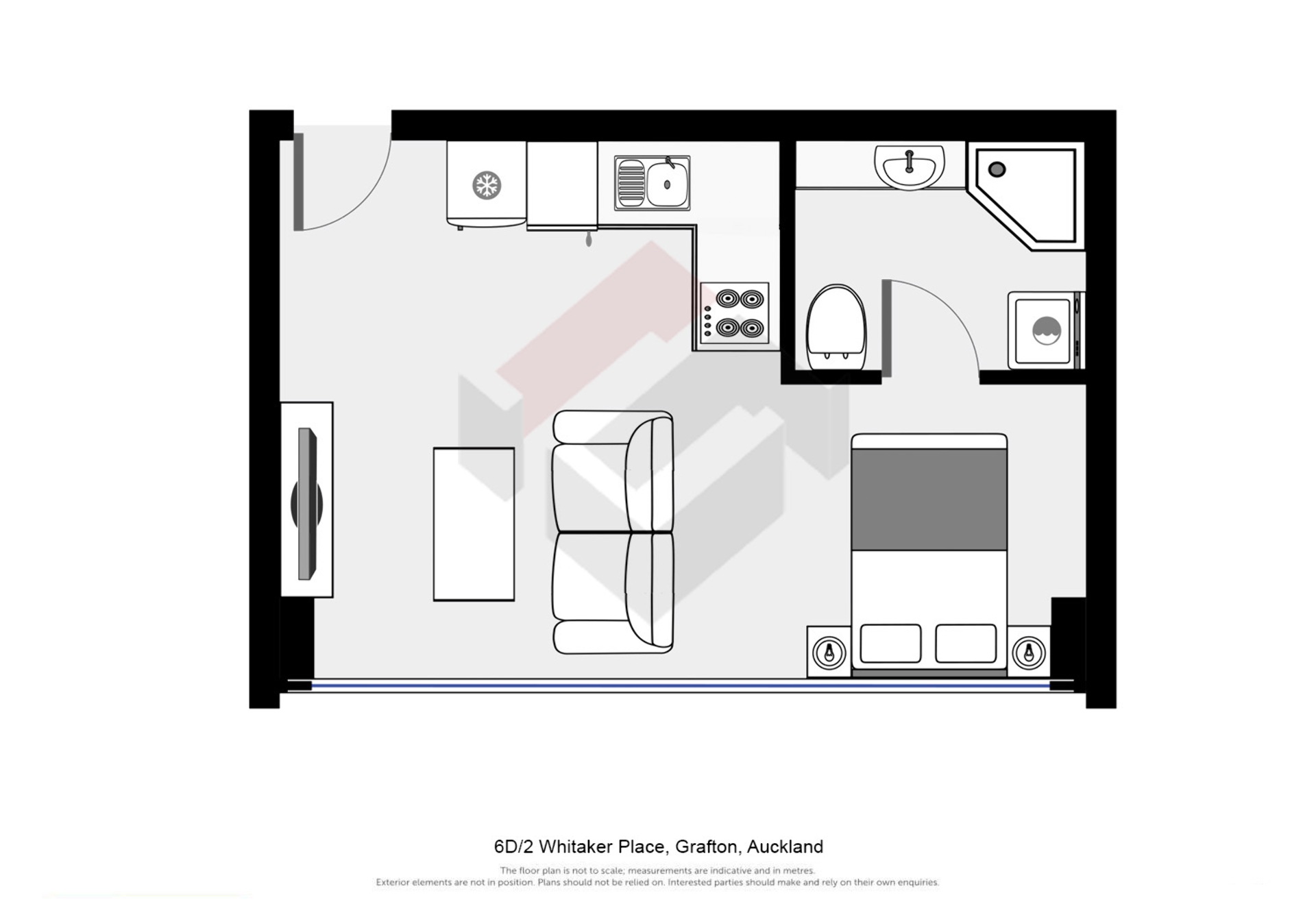 Floorplan | 2 Whitaker Place, City Centre | Apartment Specialists