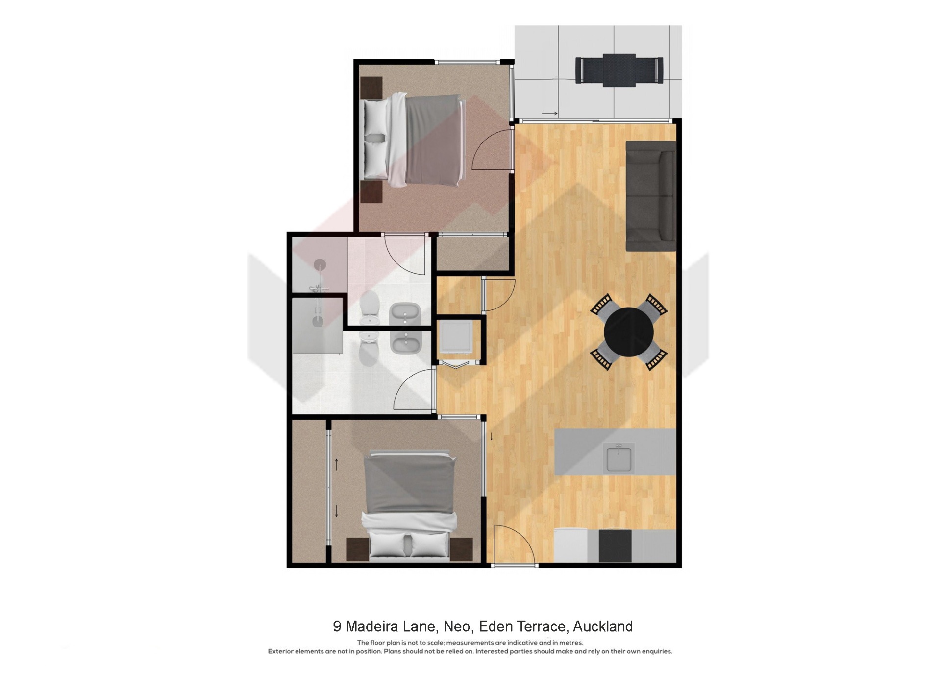 9 Madeira Lane, Grafton | Apartment Specialists Auckland Floorplan | 9 Madeira Lane, Grafton | Apartment Specialists