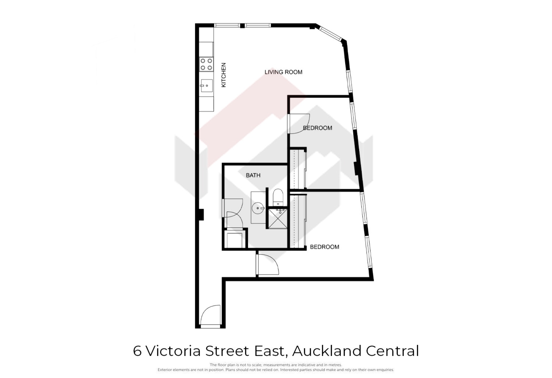 Floorplan | 6 Victoria Street East, City Centre | Apartment Specialists