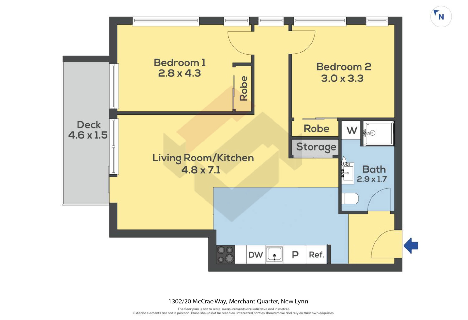 Floorplan | 20 McCrae Way, New Lynn | Apartment Specialists