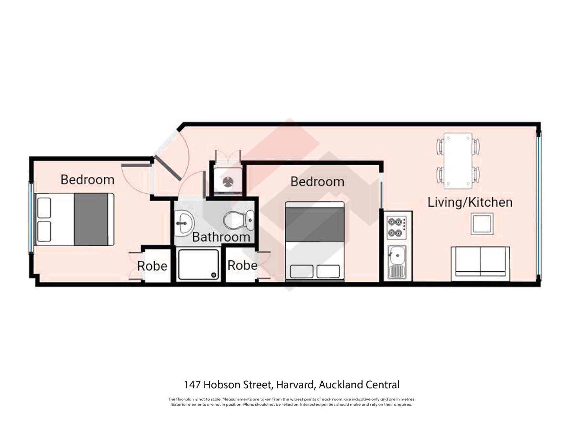 147 Hobson Street, City Centre | Apartment Specialists Auckland Floorplan | 147 Hobson Street, City Centre | Apartment Specialists