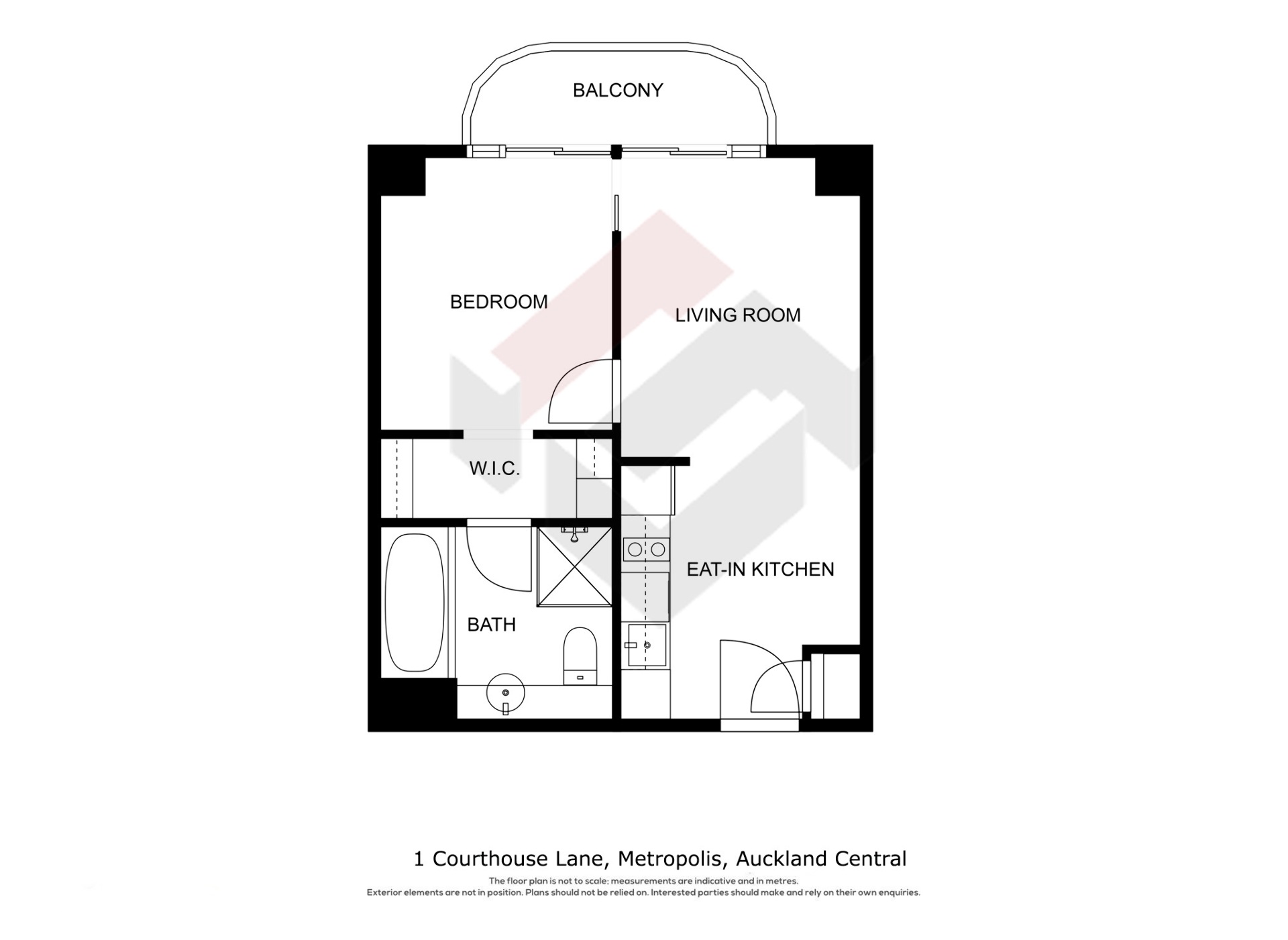 Floorplan | 1 Courthouse Lane, City Centre | Apartment Specialists