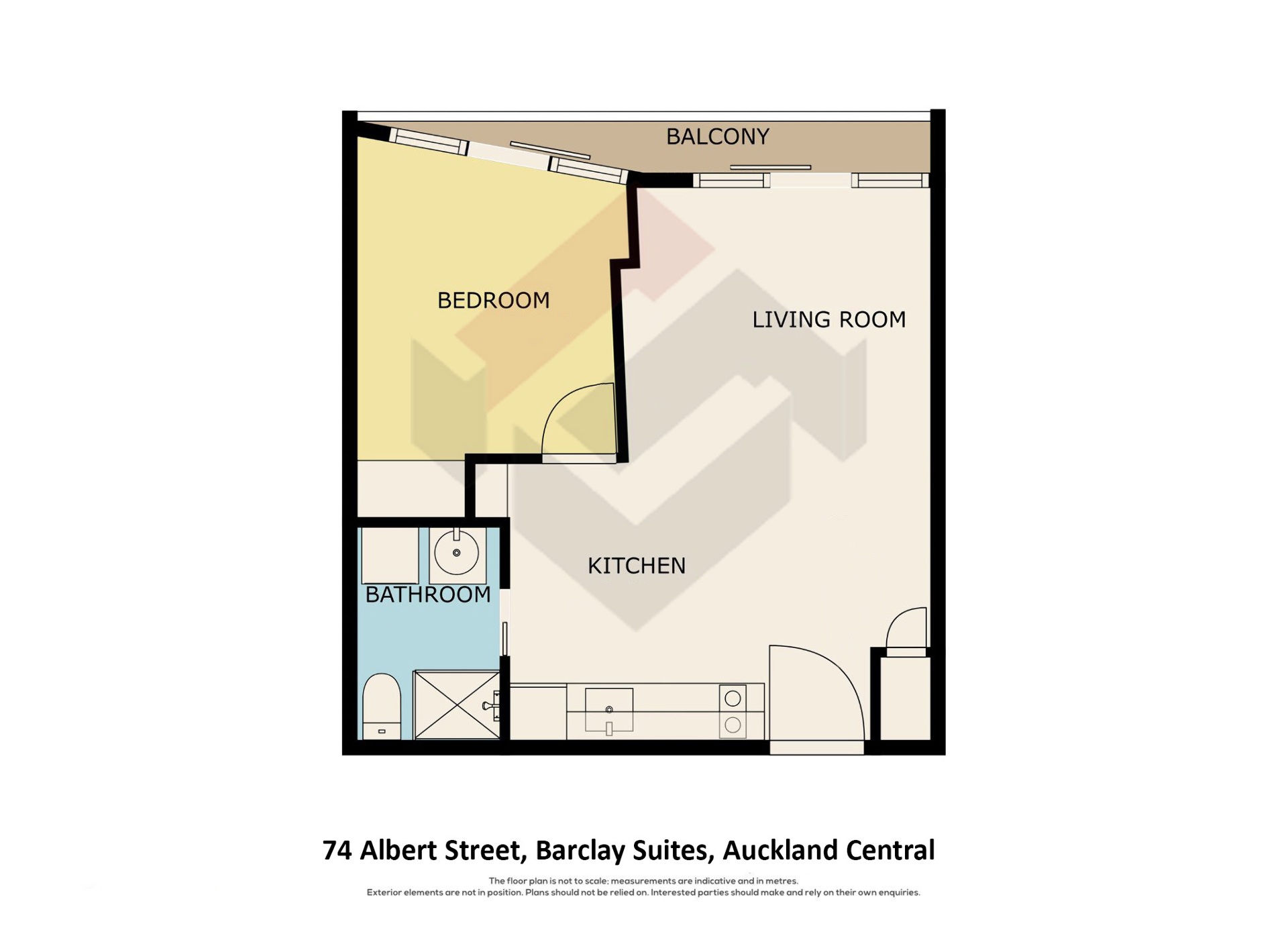 74 Albert Street, City Centre | Apartment Specialists Auckland Floorplan | 74 Albert Street, City Centre | Apartment Specialists