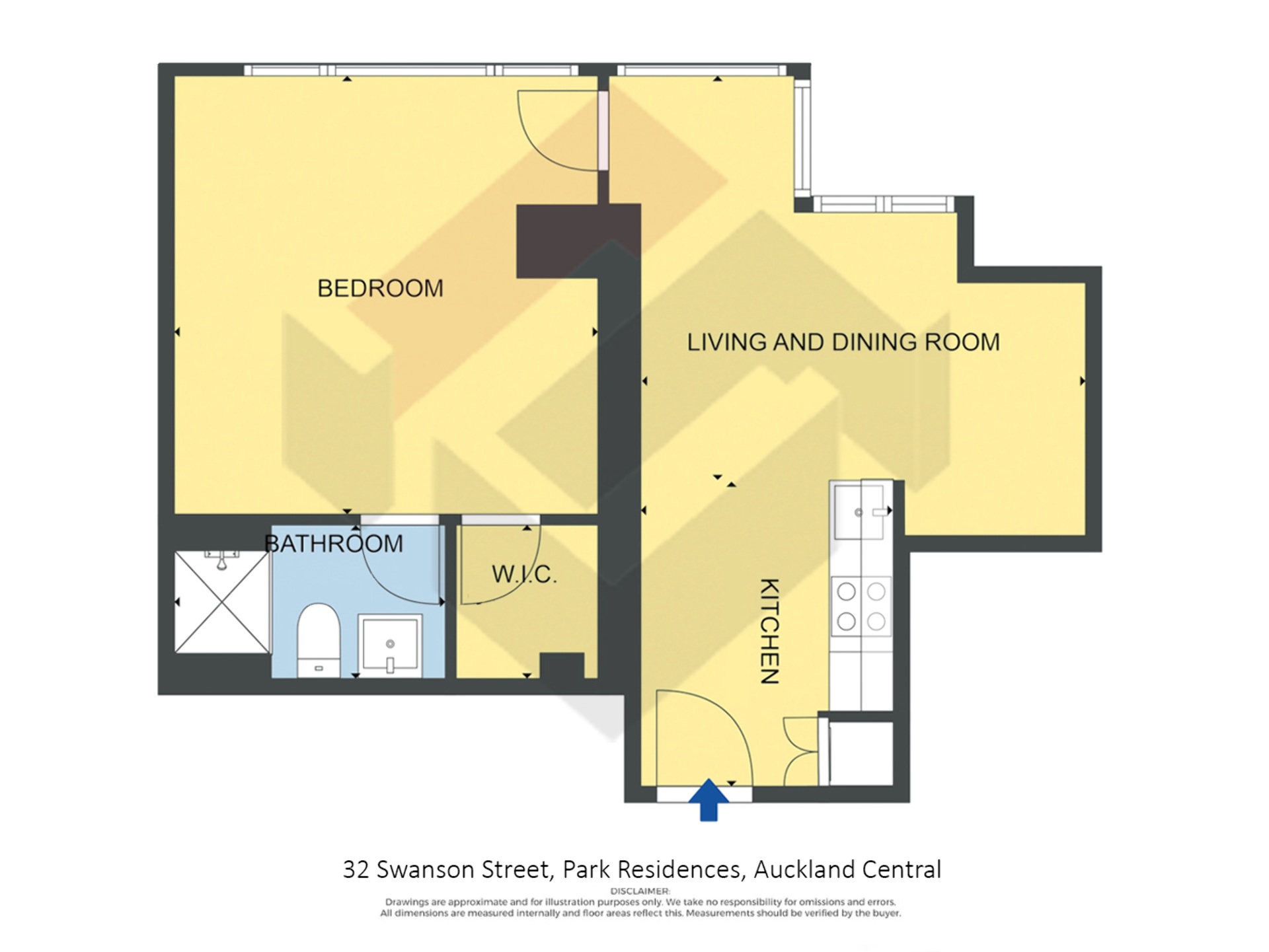 Floorplan | 32 Swanson Street, City Centre | Apartment Specialists