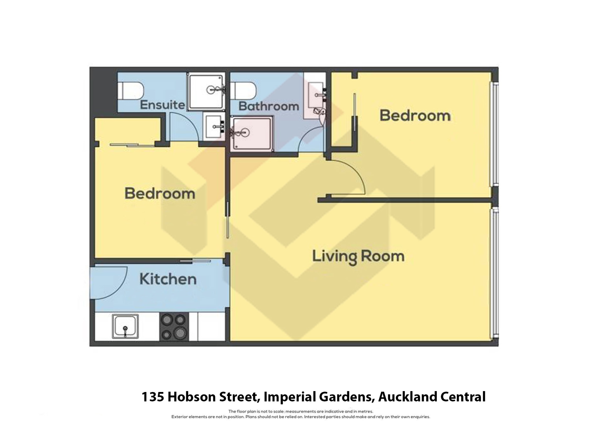 Floorplan | 135 Hobson Street, City Centre | Apartment Specialists