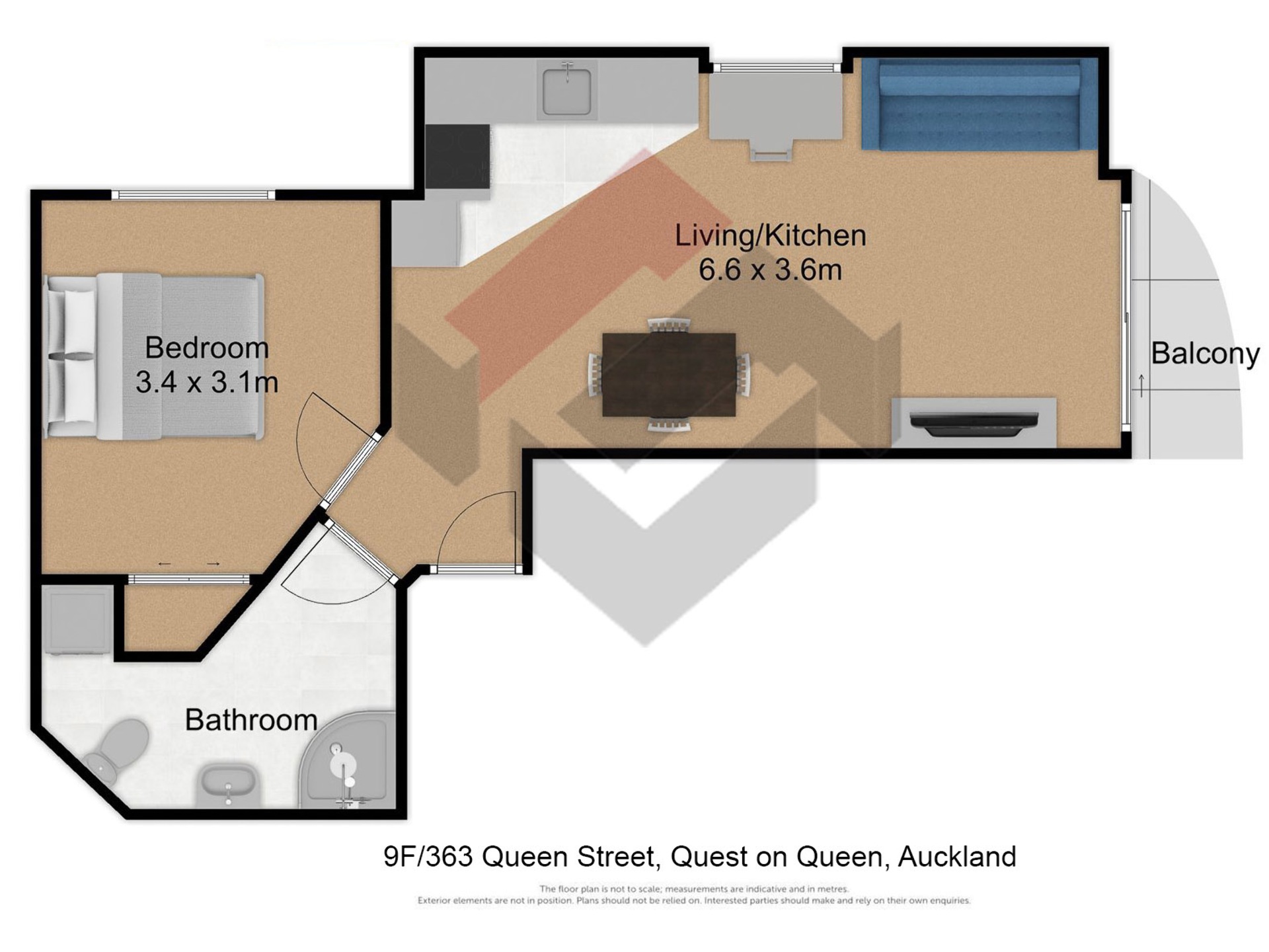 Floorplan | 363 Queen Street, City Centre | Apartment Specialists