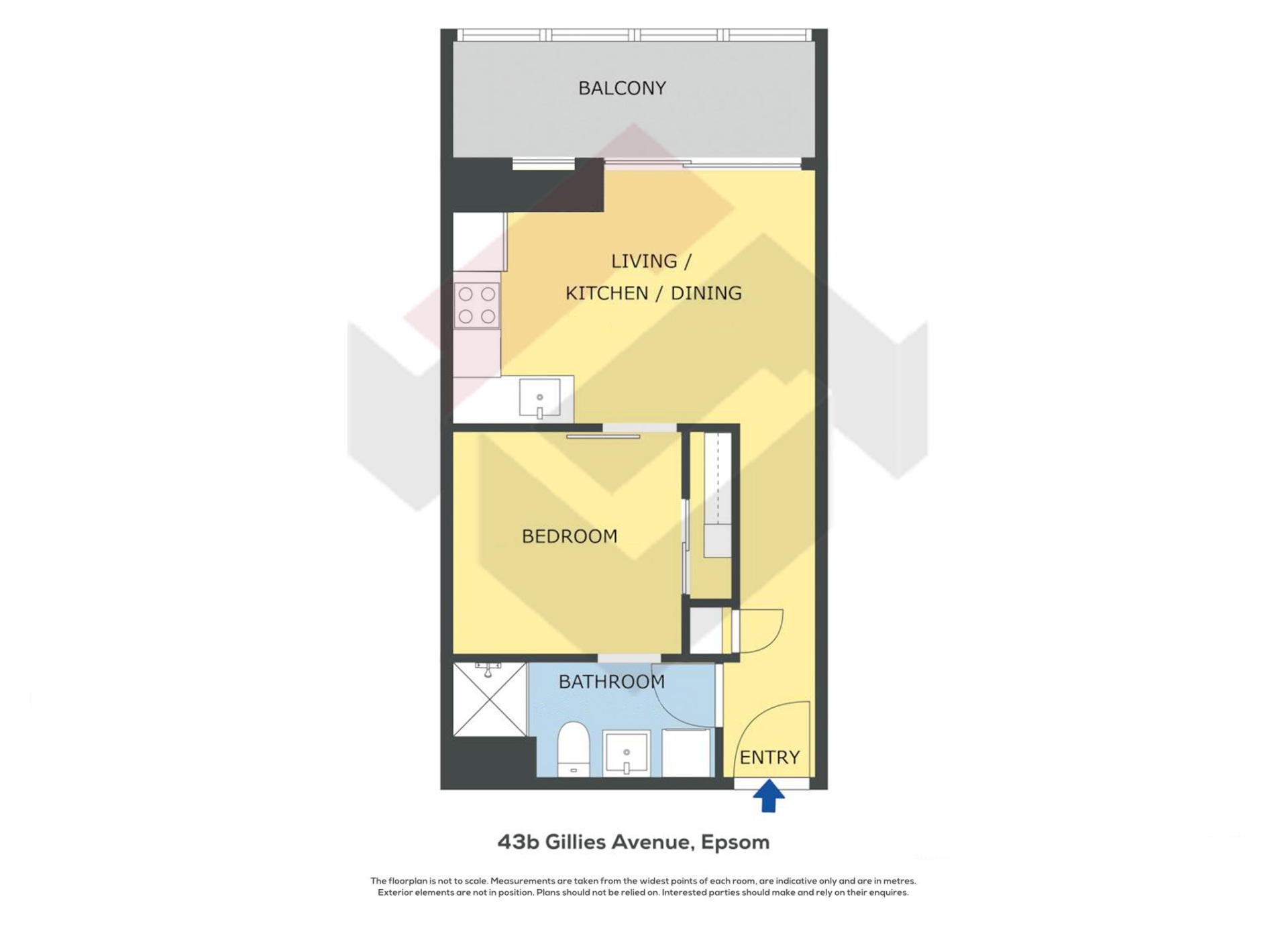 Floorplan | 43B Gillies Avenue, Newmarket | Apartment Specialists