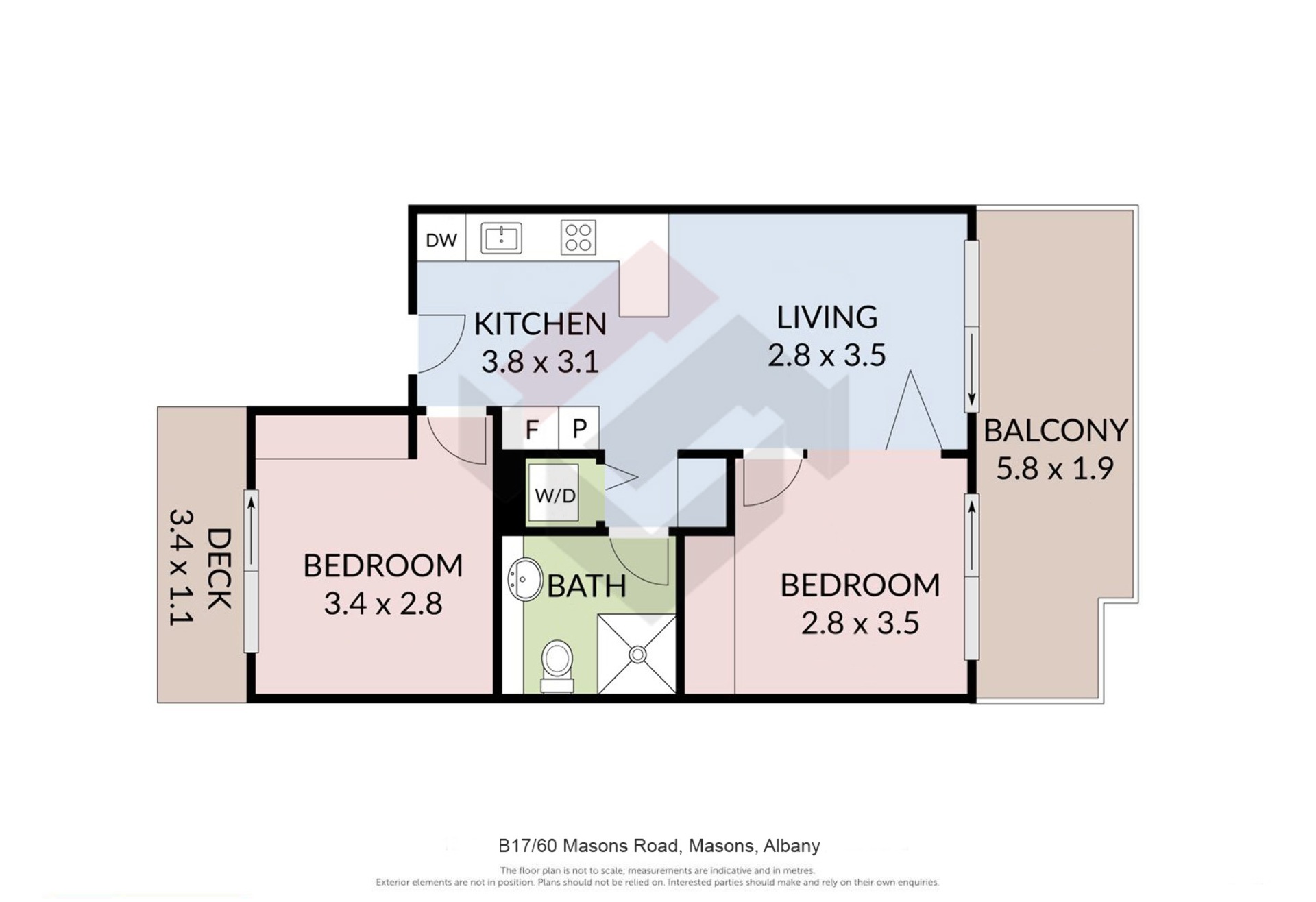 Floorplan | 60 Masons Road, Albany | Apartment Specialists