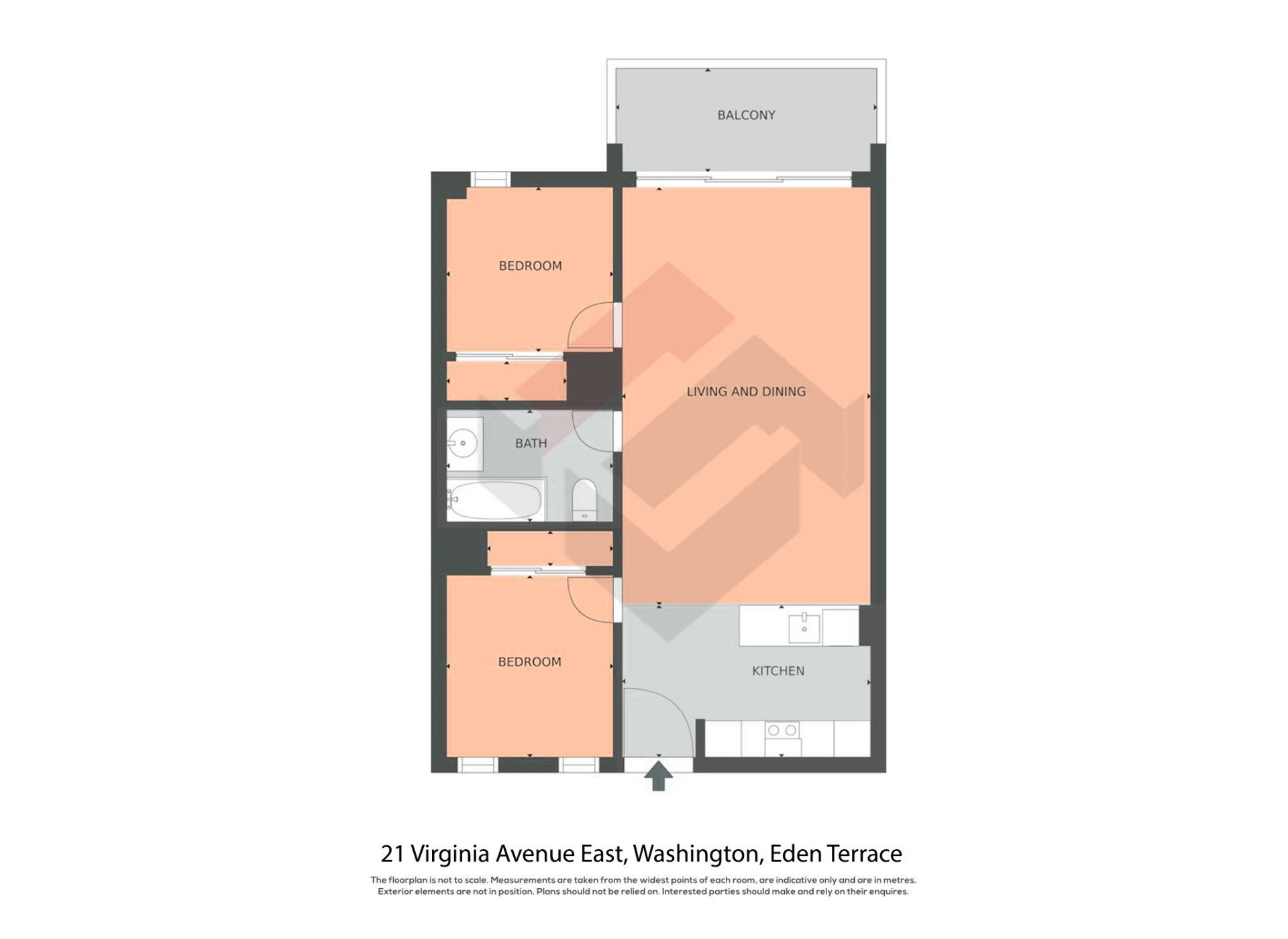 Floorplan | 21 Virginia Avenue East, Eden Terrace | Apartment Specialists
