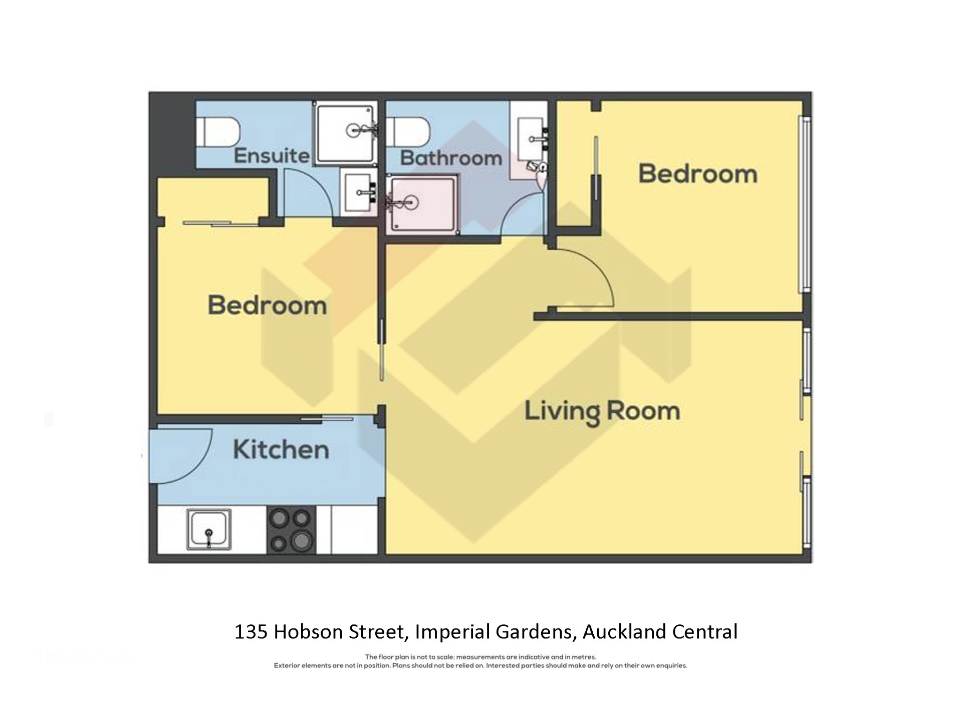 Floorplan | 135 Hobson Street, City Centre | Apartment Specialists