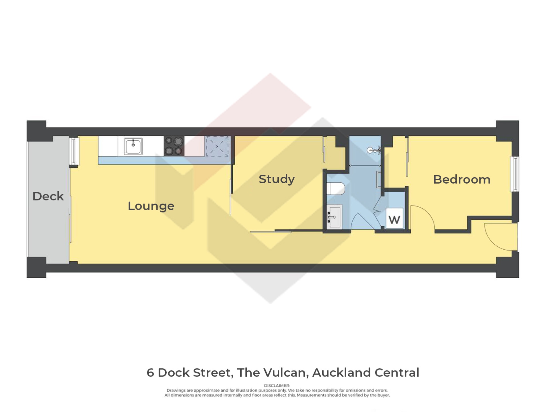 Floorplan | 6 Dock Street, City Centre | Apartment Specialists