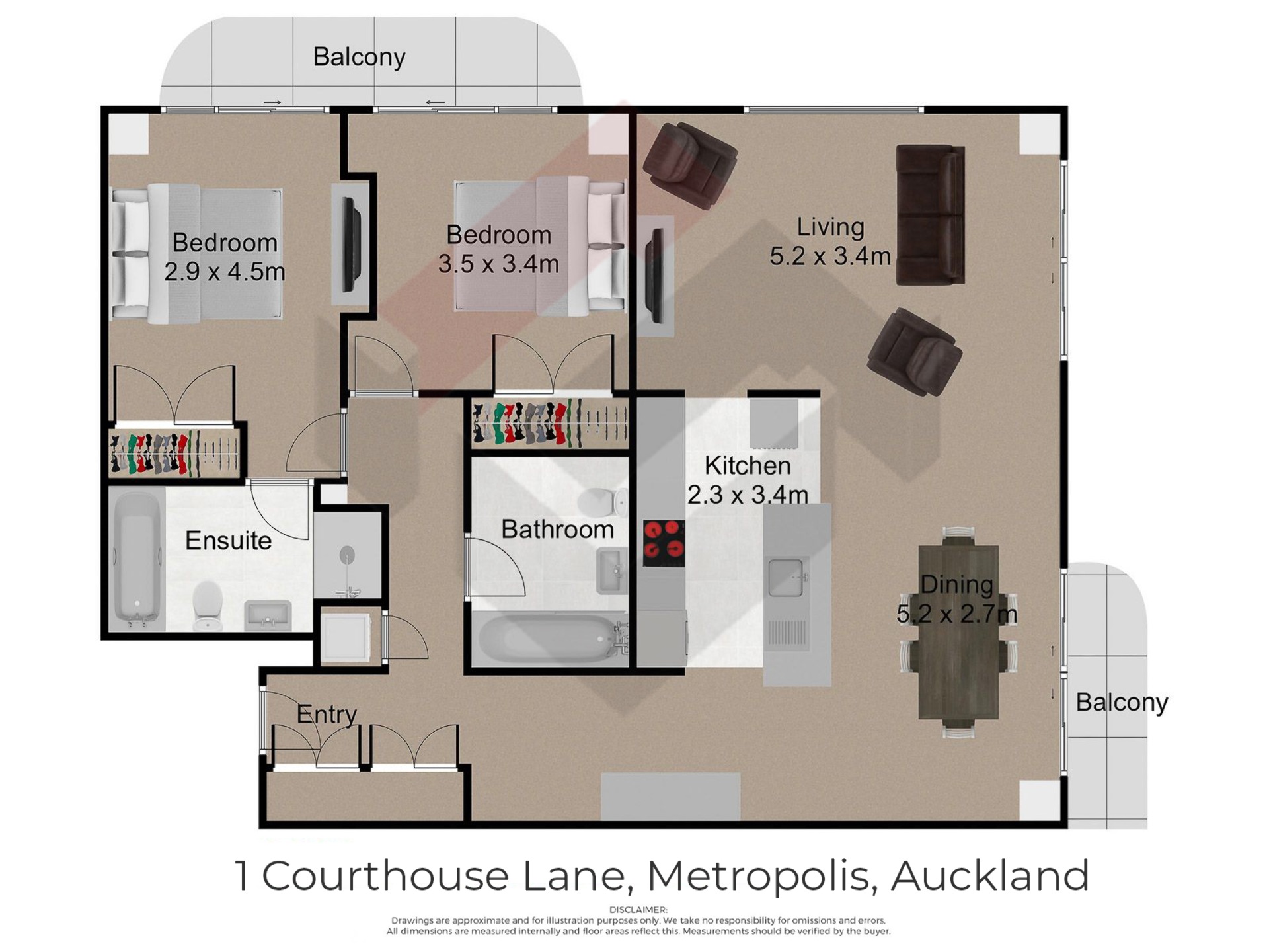 20 | 1 Courthouse Lane, City Centre | Apartment Specialists