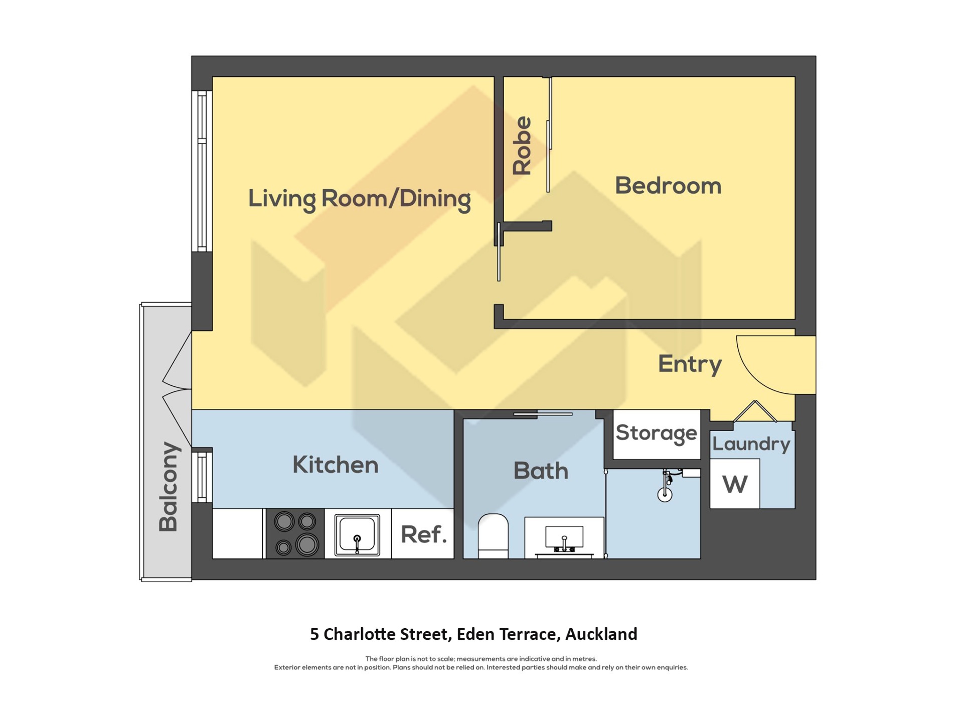 Floorplan | 5 Charlotte Street, Eden Terrace | Apartment Specialists