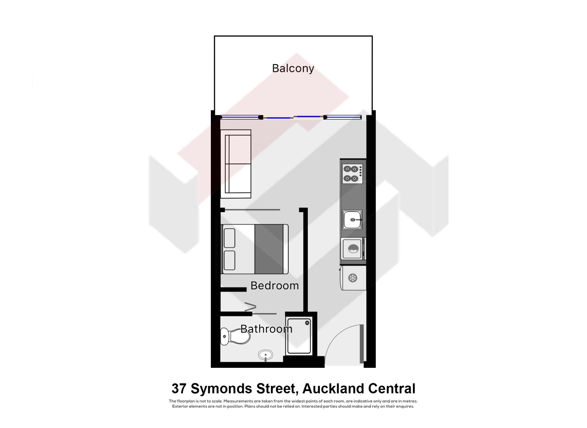 Floorplan | 37 Symonds Street, City Centre | Apartment Specialists